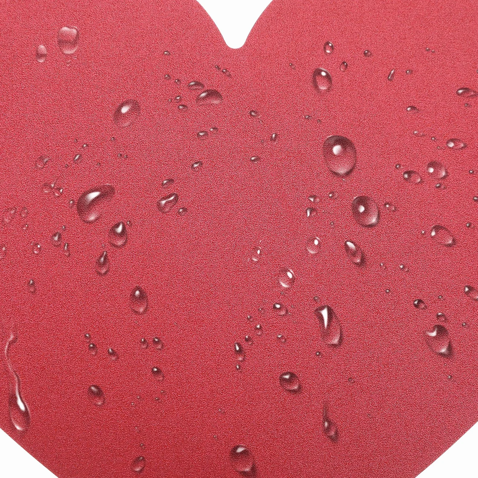 Découpe en papier en forme de cœur 40 pièces rouge Saint Valentin artisanat carton