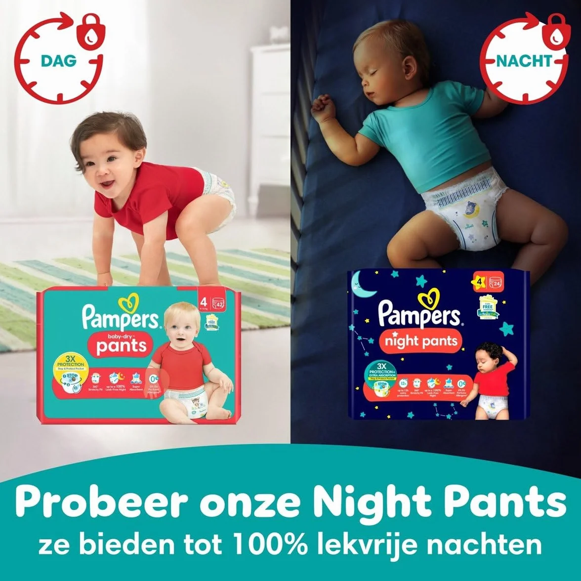 Pampers Baby Dry Pants Taille 6 Mega Pack 80 pièces 14/19 kg