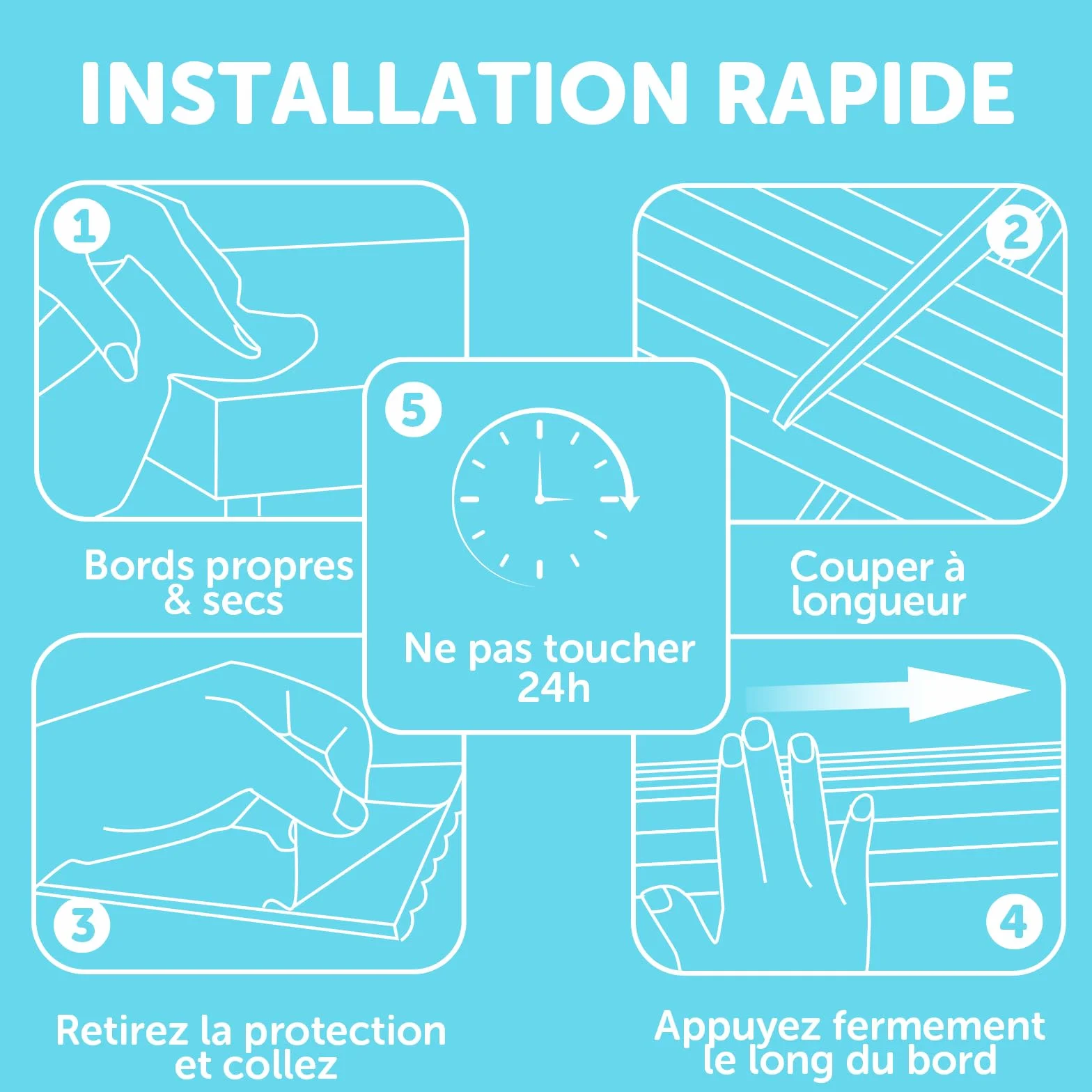 shinfly Protection Coin de Table en Mousse pour bébé, 500cm x 80mm x 8mm Mousse épaisse et Douce Protection des Bords de Meubles, Protection des Bords autocollante pour Bébé/Enfants Kits Blanc Cassé