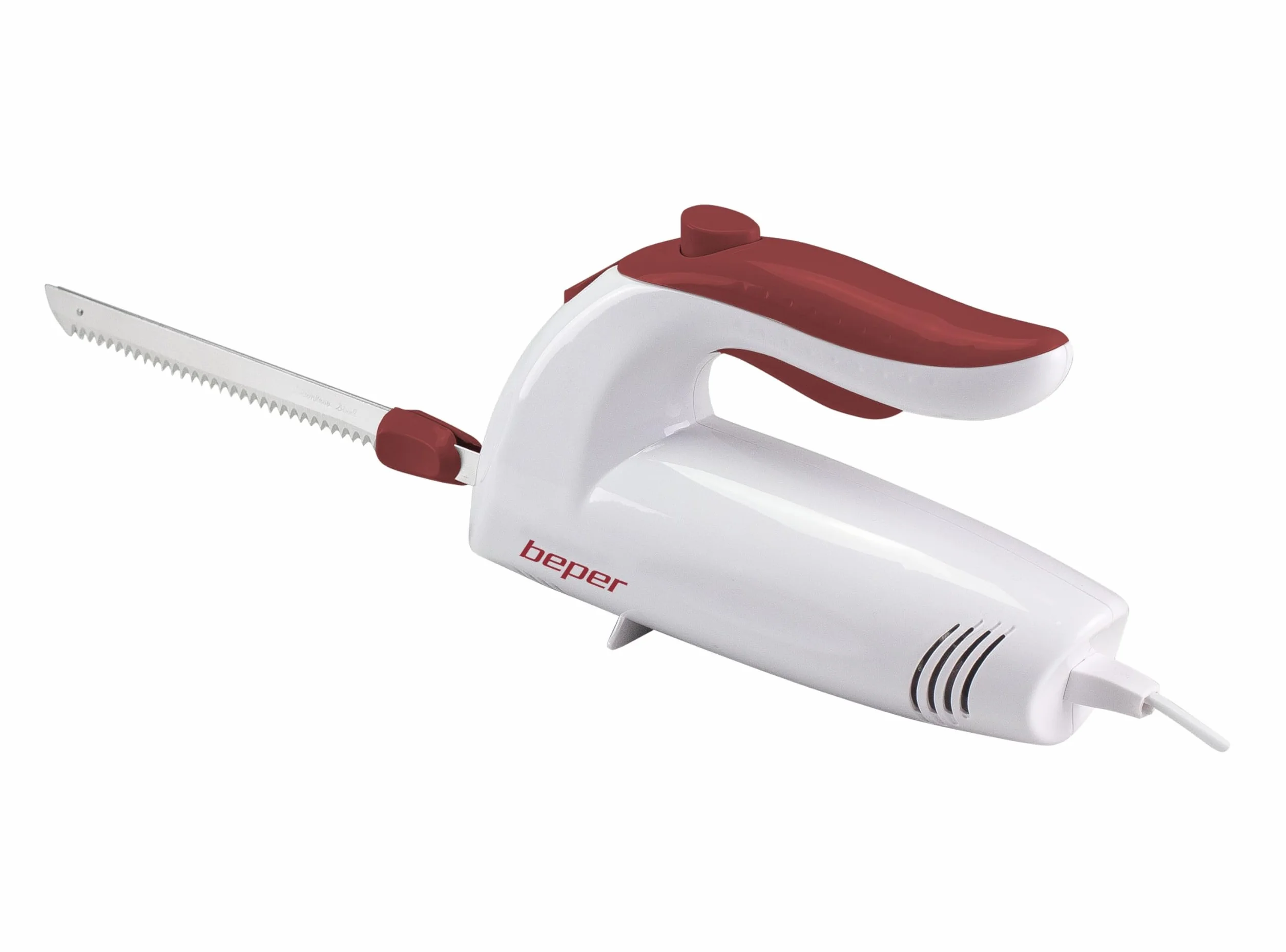 BEPER BP.790 Couteau de cuisine électrique 150W ABS Blanc Rouge