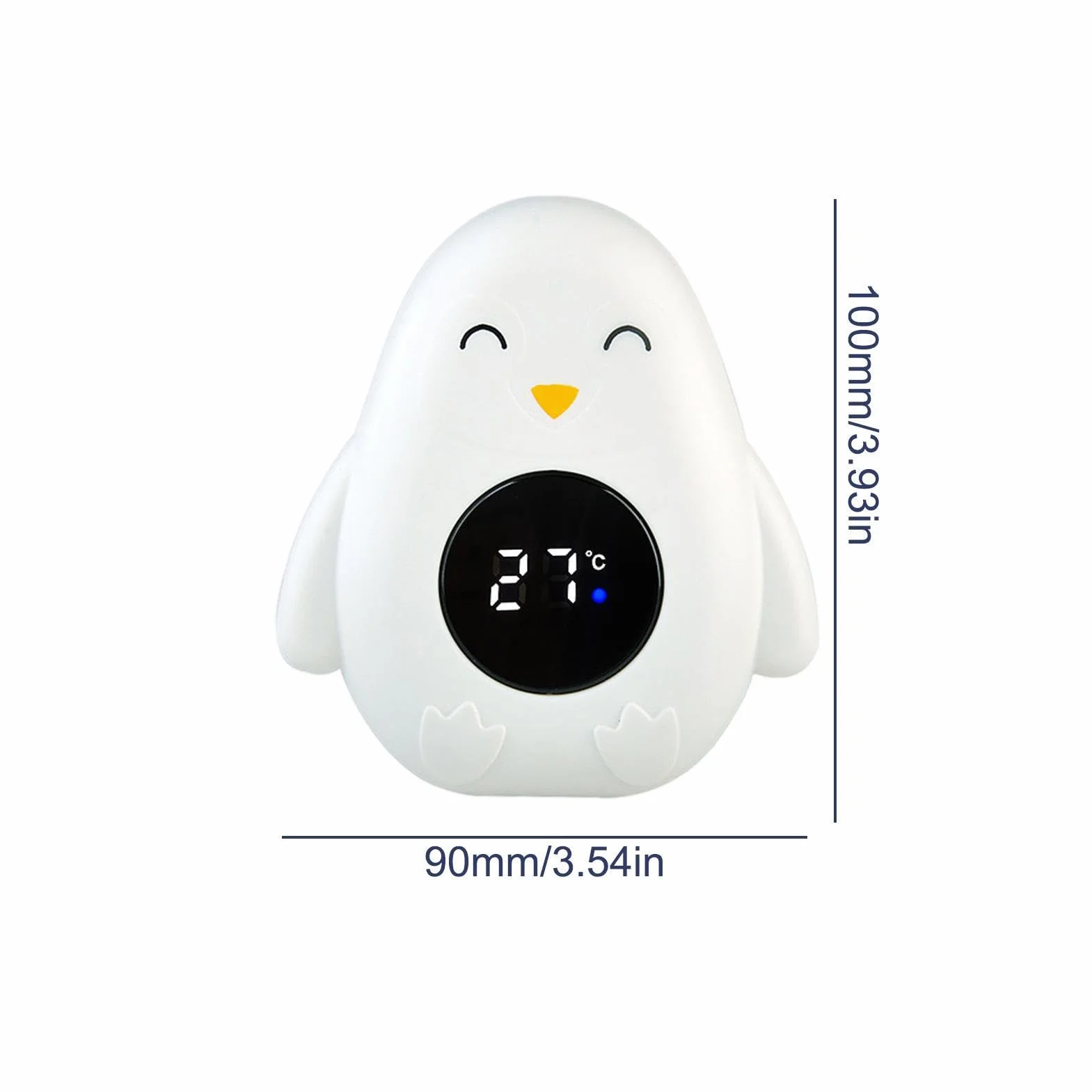 Thermomètre de Bain Numérique Manchot Bébé Écran LCD Tactile LED