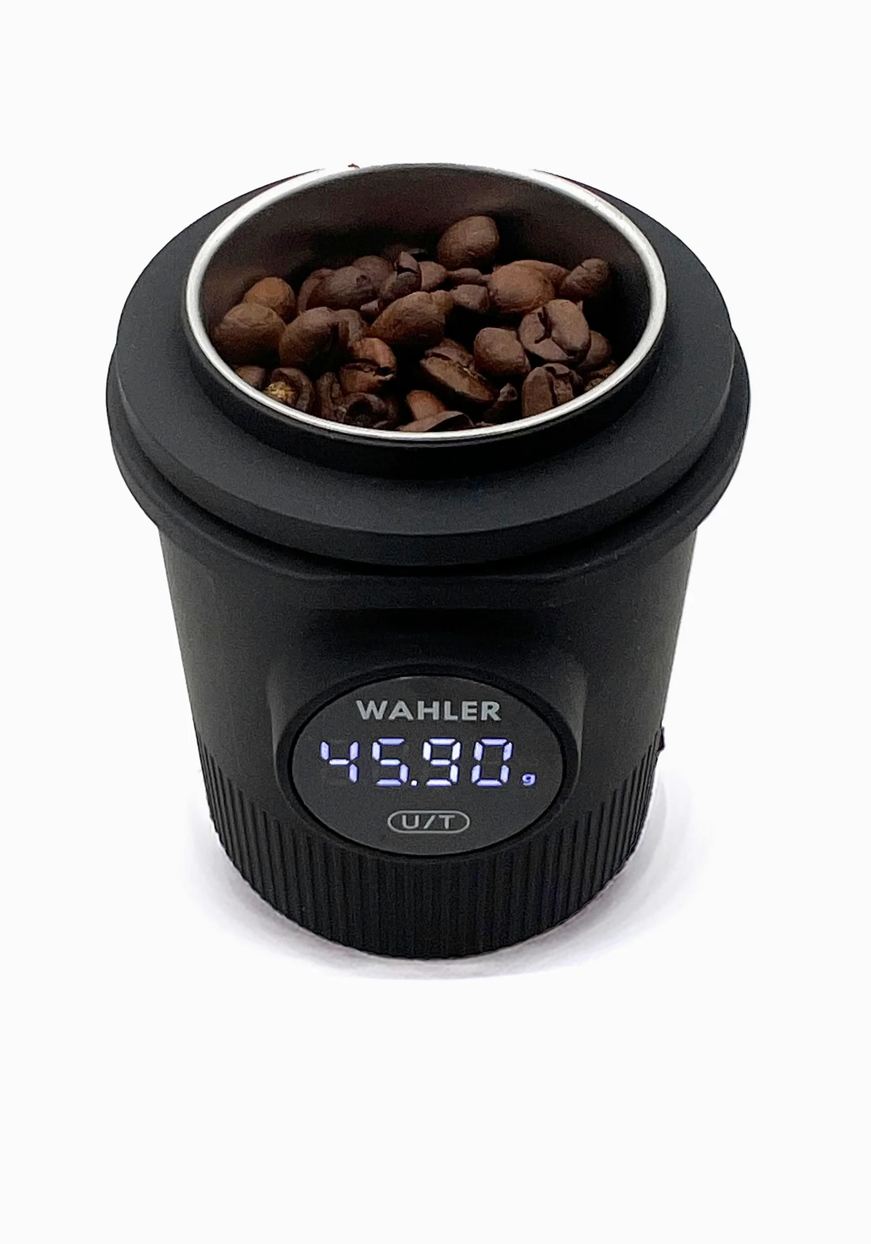 WAHLER® Balance à café #4 - Balance Barista - Pèse-récipient - Porte-filtre compatible - Précision : 0,05 g