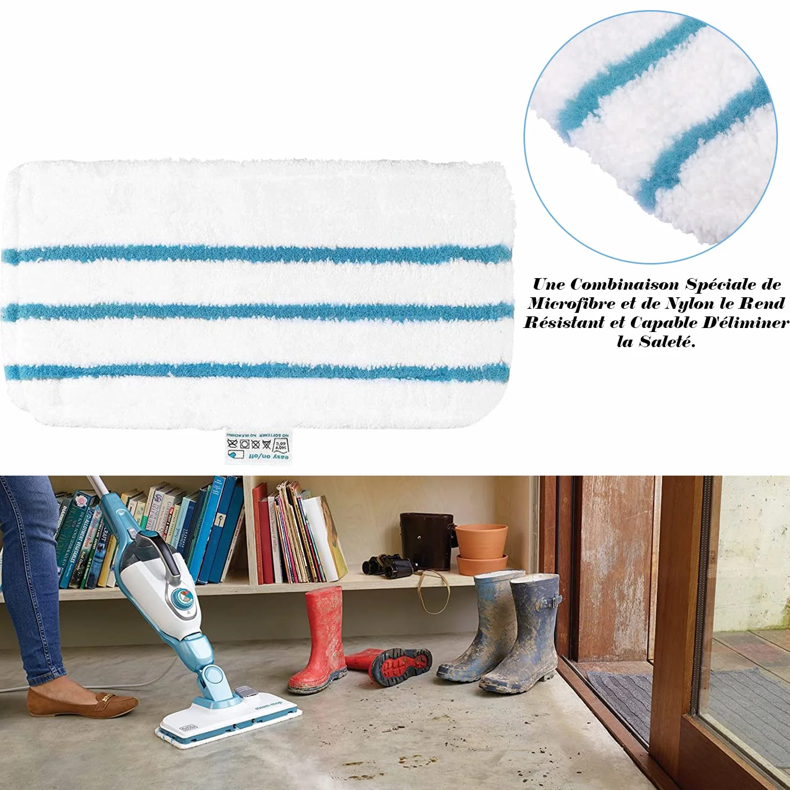 Lingettes Black et Decker Balais Vapeur FSMP20 Remplacement FSM1630