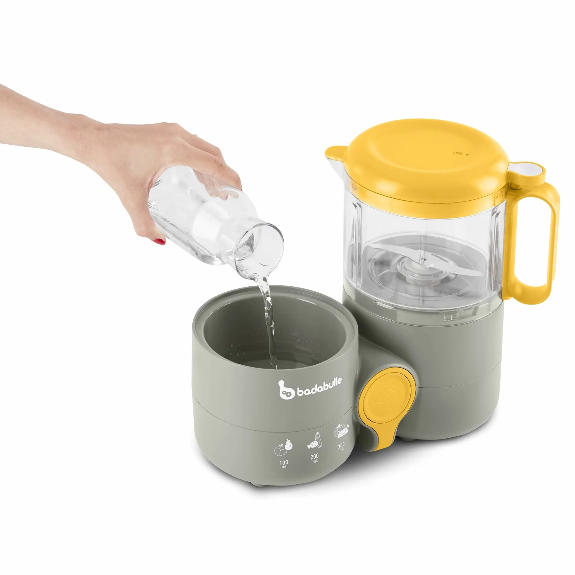 Badabulle B-Easy Robot Culinaire bébé 4 en 1 Cuisson vapeur douce Mixage