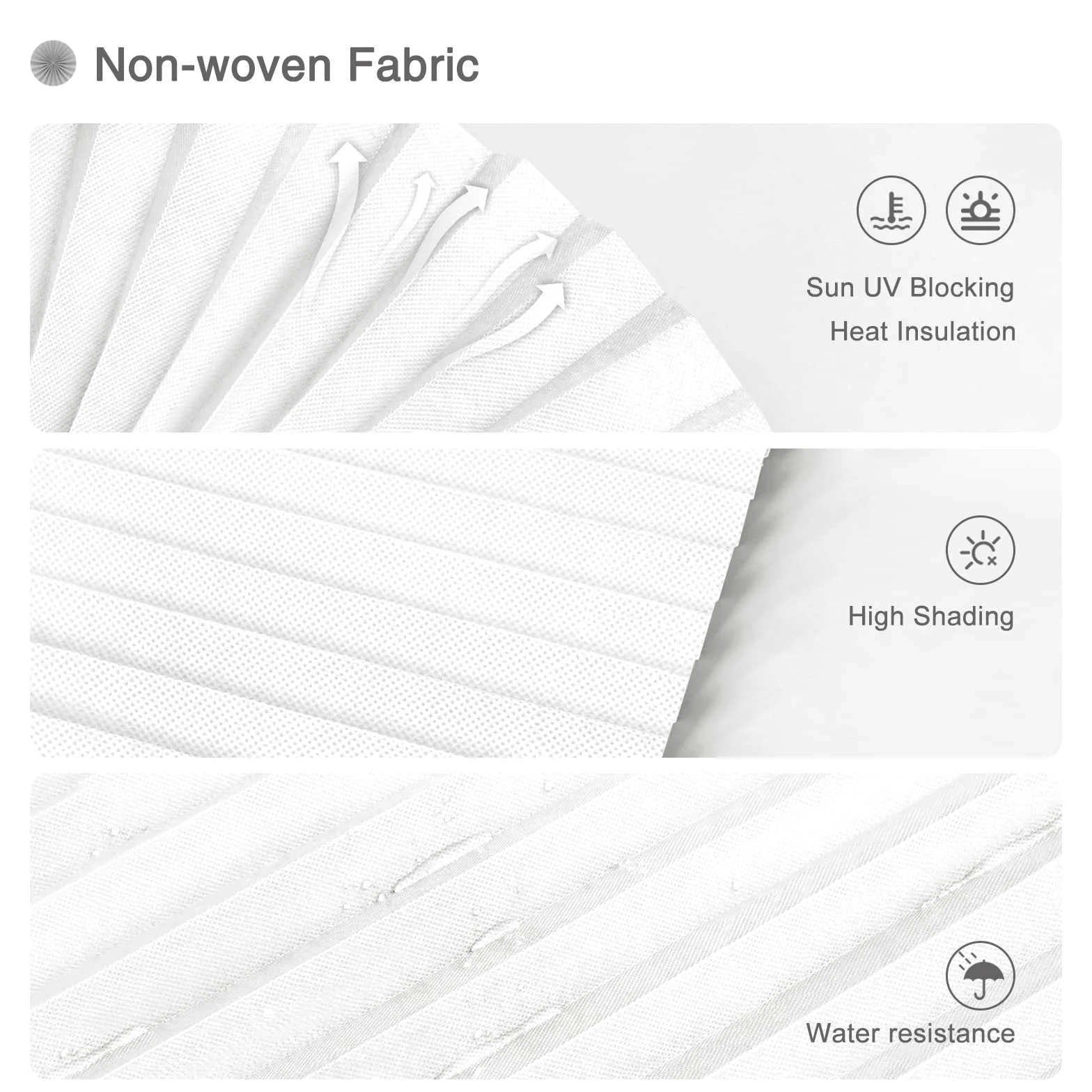Stores de fenêtre sans perçage à clipser, stores de fenêtre à coller, stores plissés auto-adhésifs sans vis pour salle de bain, filtrage de la lumière et protection de la vie privée, stores plissés s