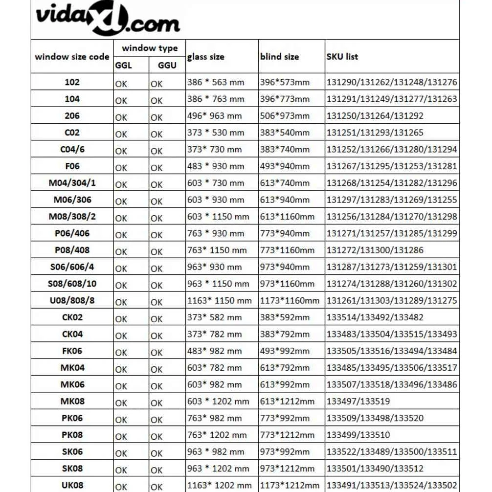 vidaXL Store occultant Roulant Noir UK08 GGL et GGU