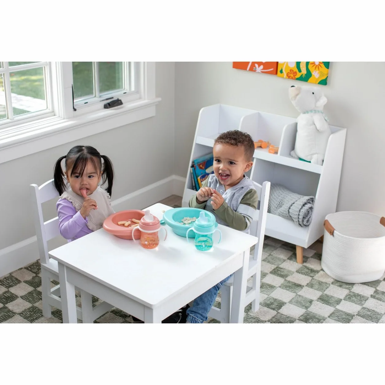 Chicco tasse d'apprentissage anti-goutte plastique bec ergonomique semi-doux 6+ mois sans BPA Rose