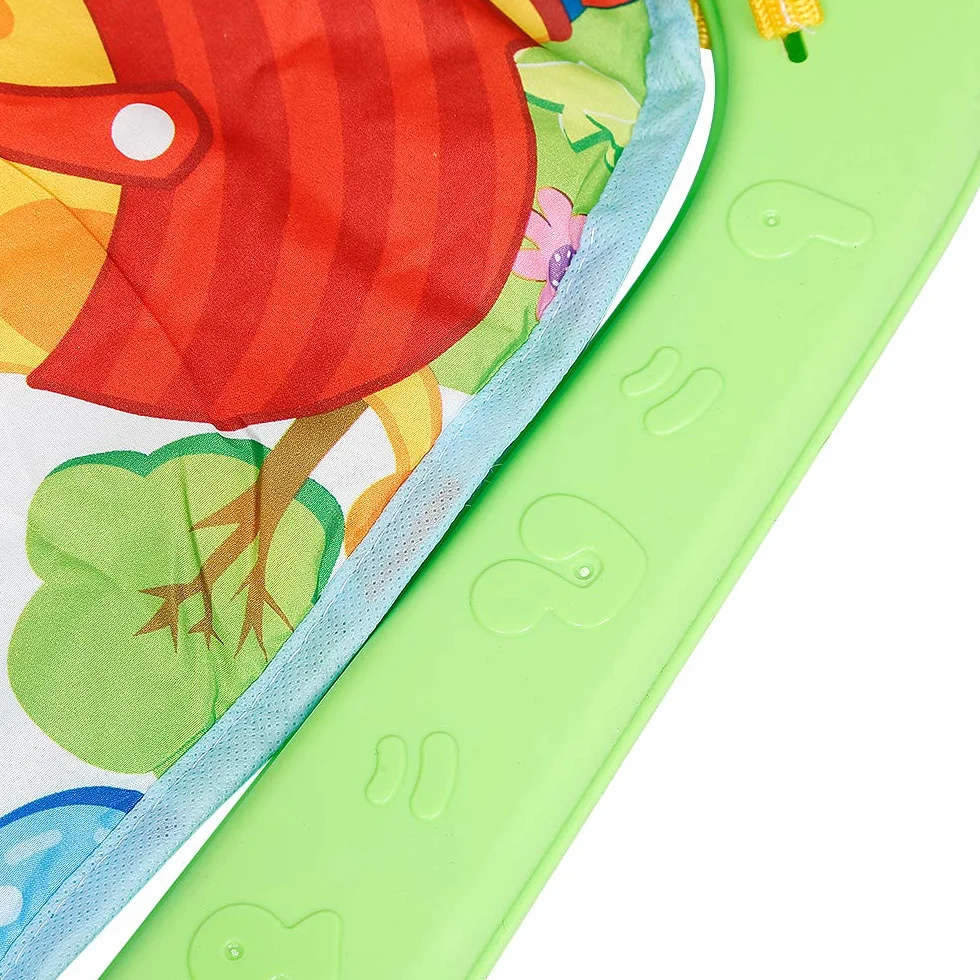 Tapis d'éveil Bébé avec Musique et Lumières, Jouets éducatifs pour 0-26 Mois, Salle de Gym Piano avec Jouets Suspendus