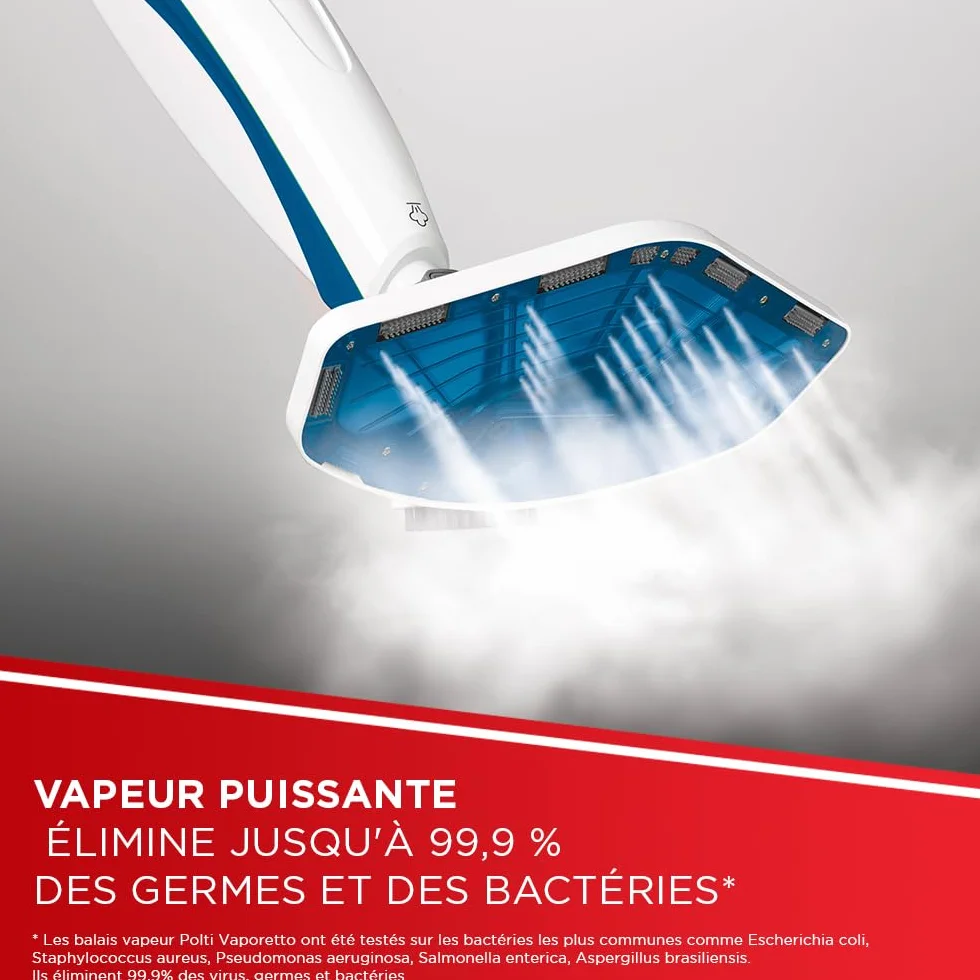Polti Vaporetto SV460 Balai Vapeur 2-en-1 1500 W 17 Accessoires