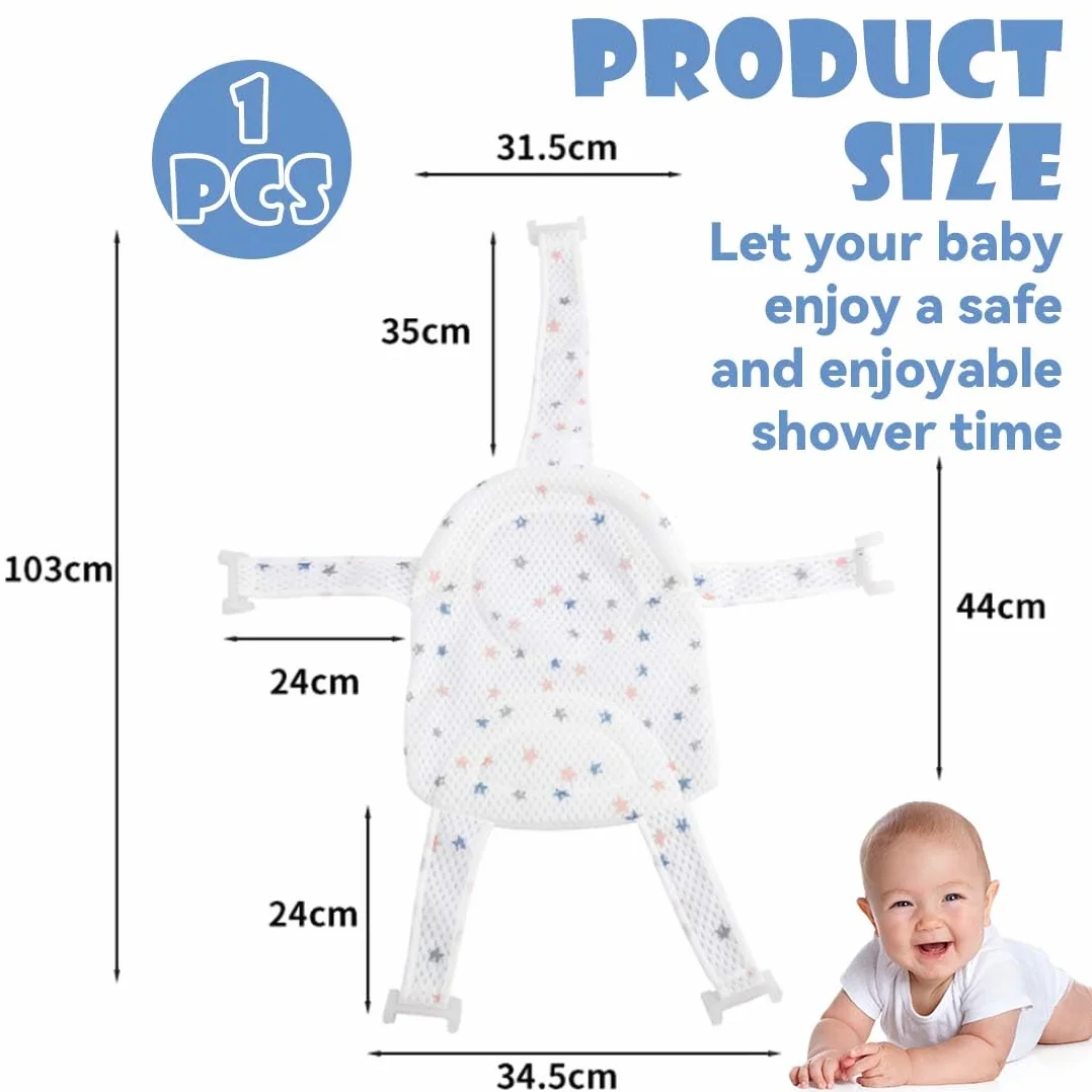 Hamac de Bain pour Bébé Antidérapant Pliable 0-36 Mois