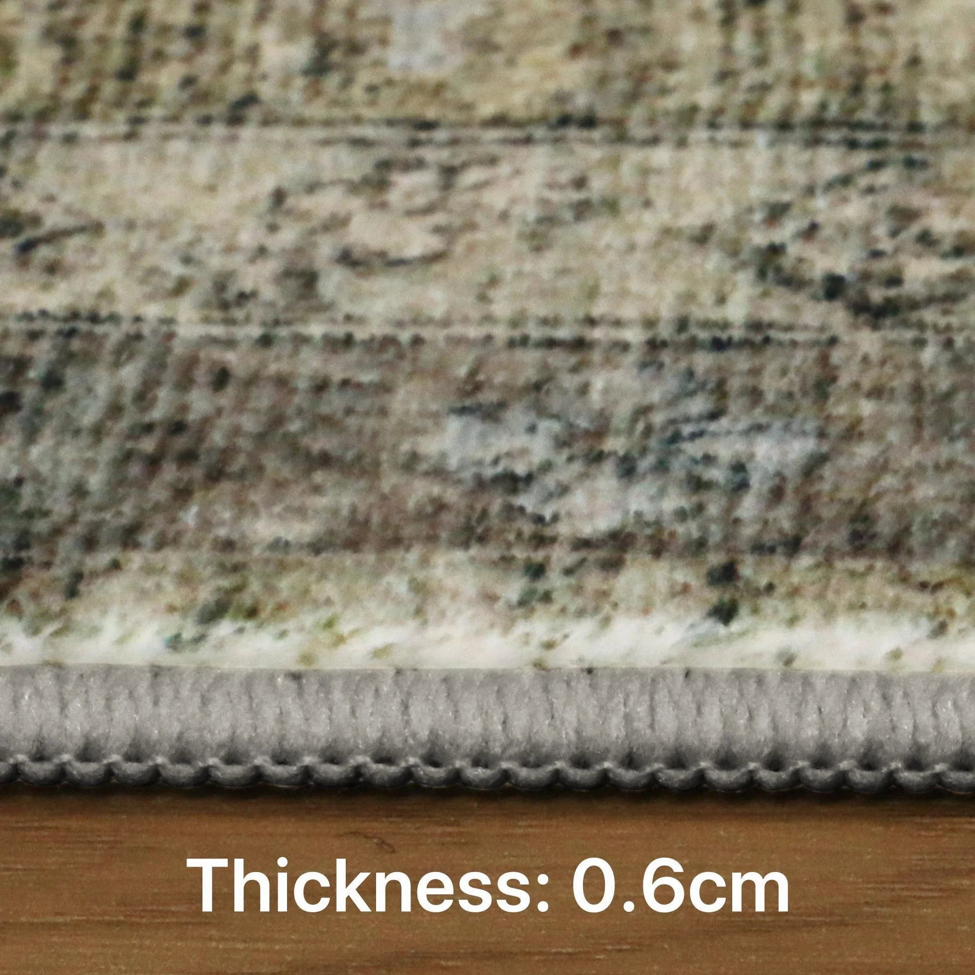 GENIMO Tapis Salon Vintage Style Persan Lavable en Machine Antidérapant 120x170CM