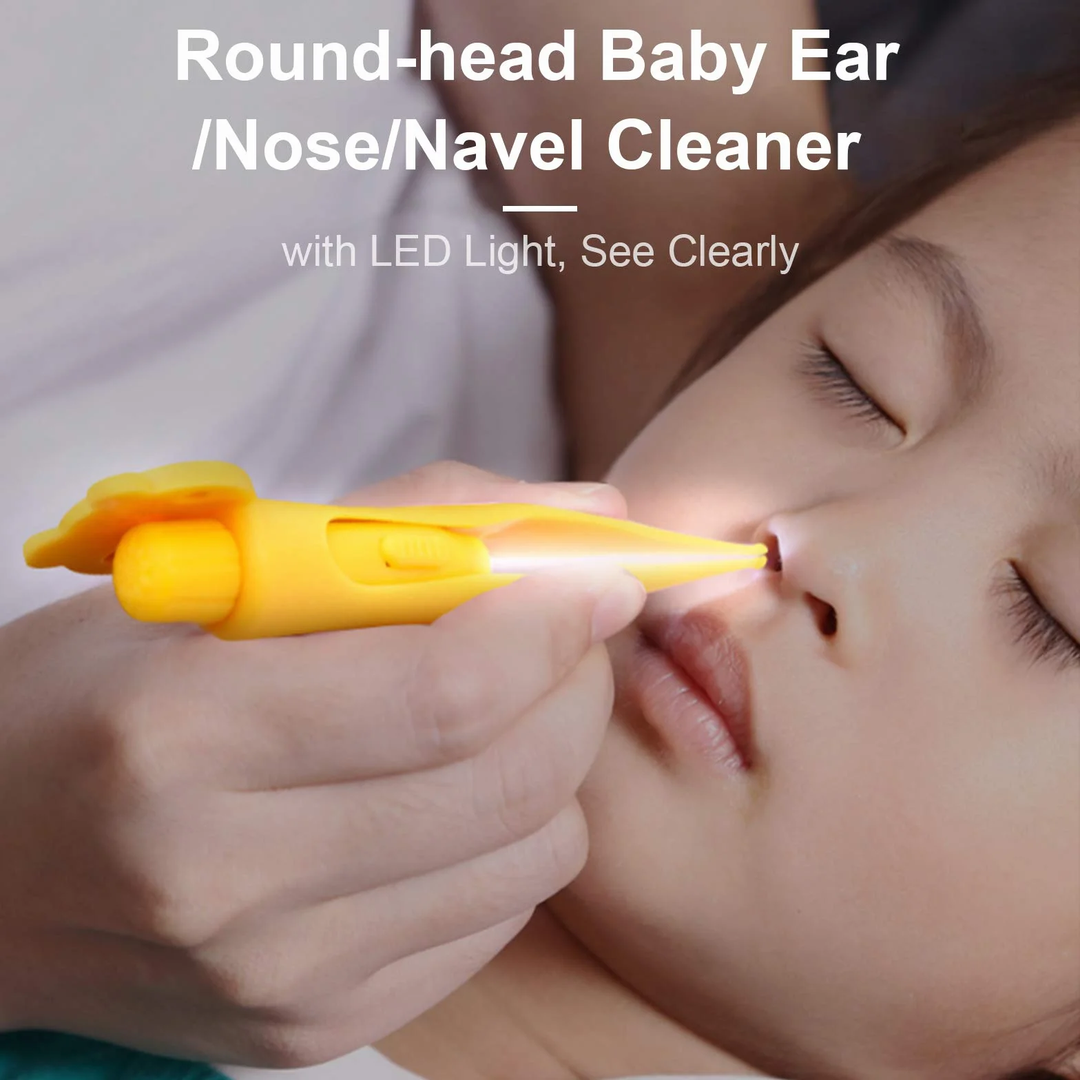 Pince nettoyant oreille nez bébé avec boîte de rangement