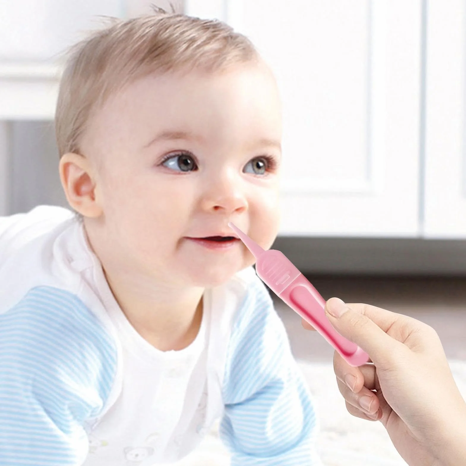 Pincettes pour nettoyer le nez bébé, pince ronde sûre et efficace