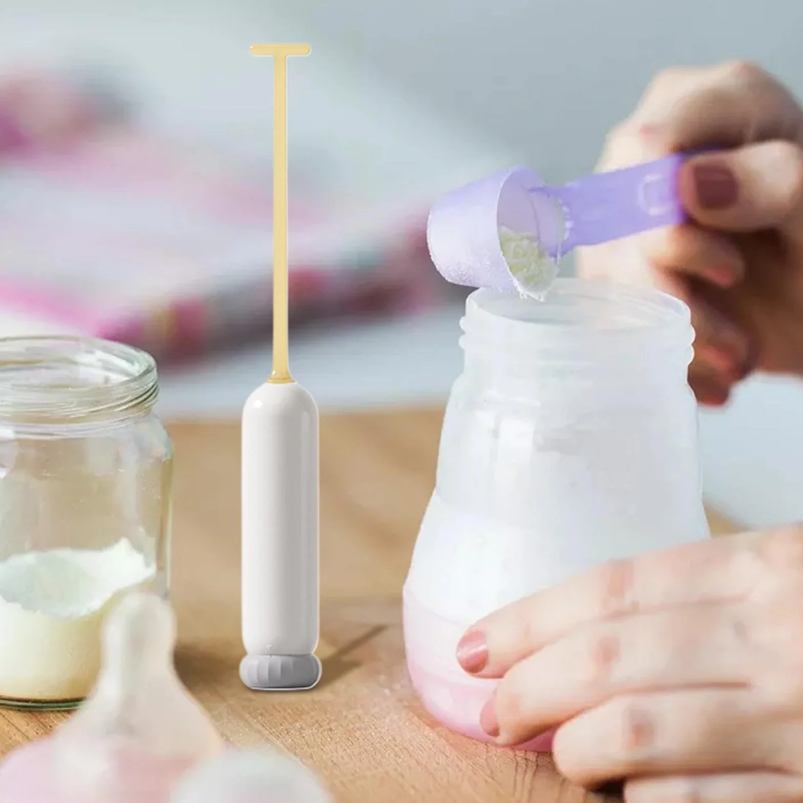 Mélangeur électrique de formule pour bébé, mousseur à lait en poudre