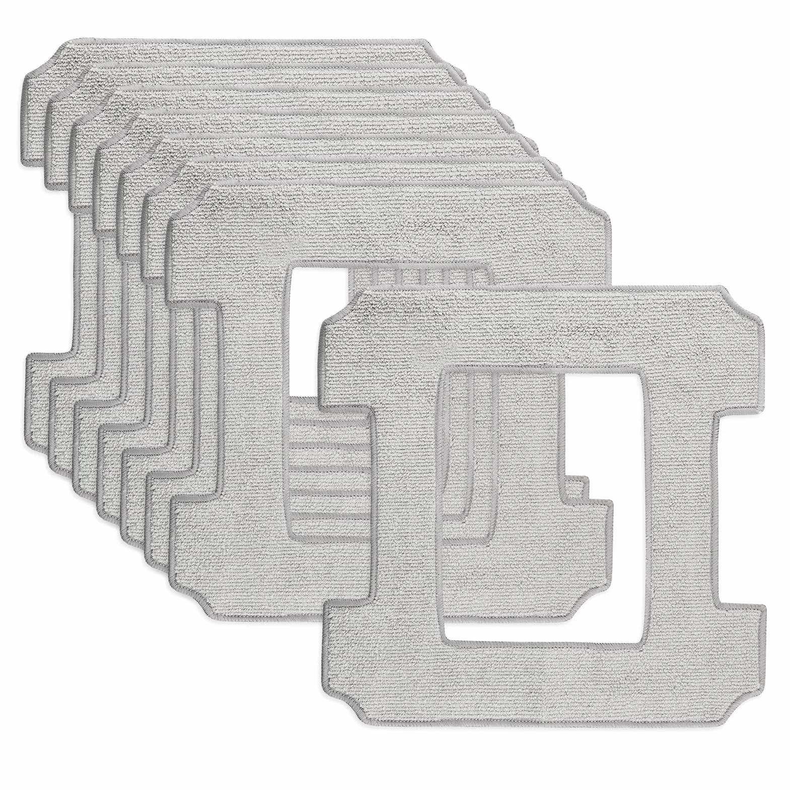 Kit Serpillère Rechange pour Ecovacs Winbot W2 PRO, W2 PRO Omni, W2 Omni, W2, W1 Pro, W1 - 8 Pièces Microfibre