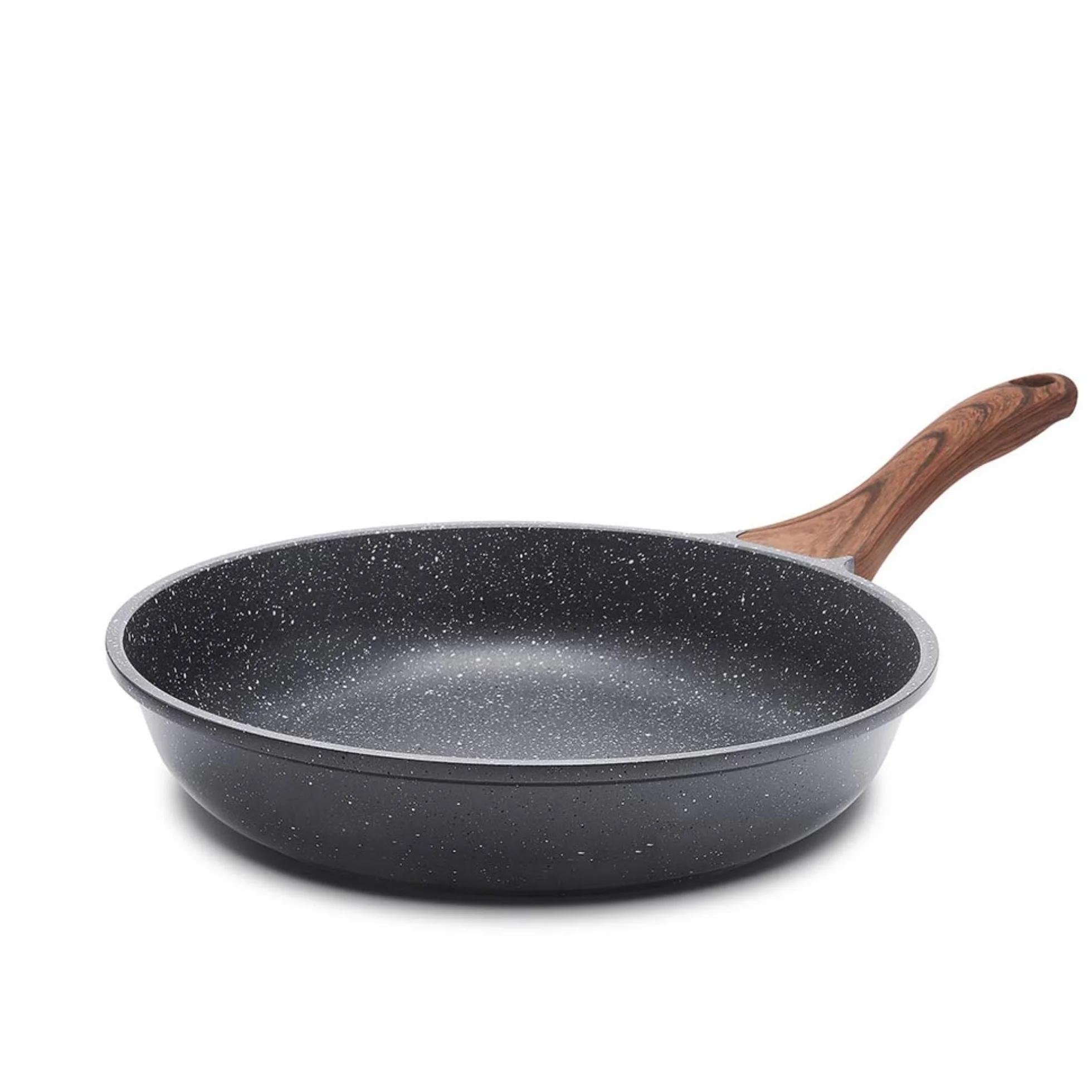 SENSARTE Poêle 24 cm Revêtement Granit Antiadhésif Induction Manche Froid Lave-Vaisselle