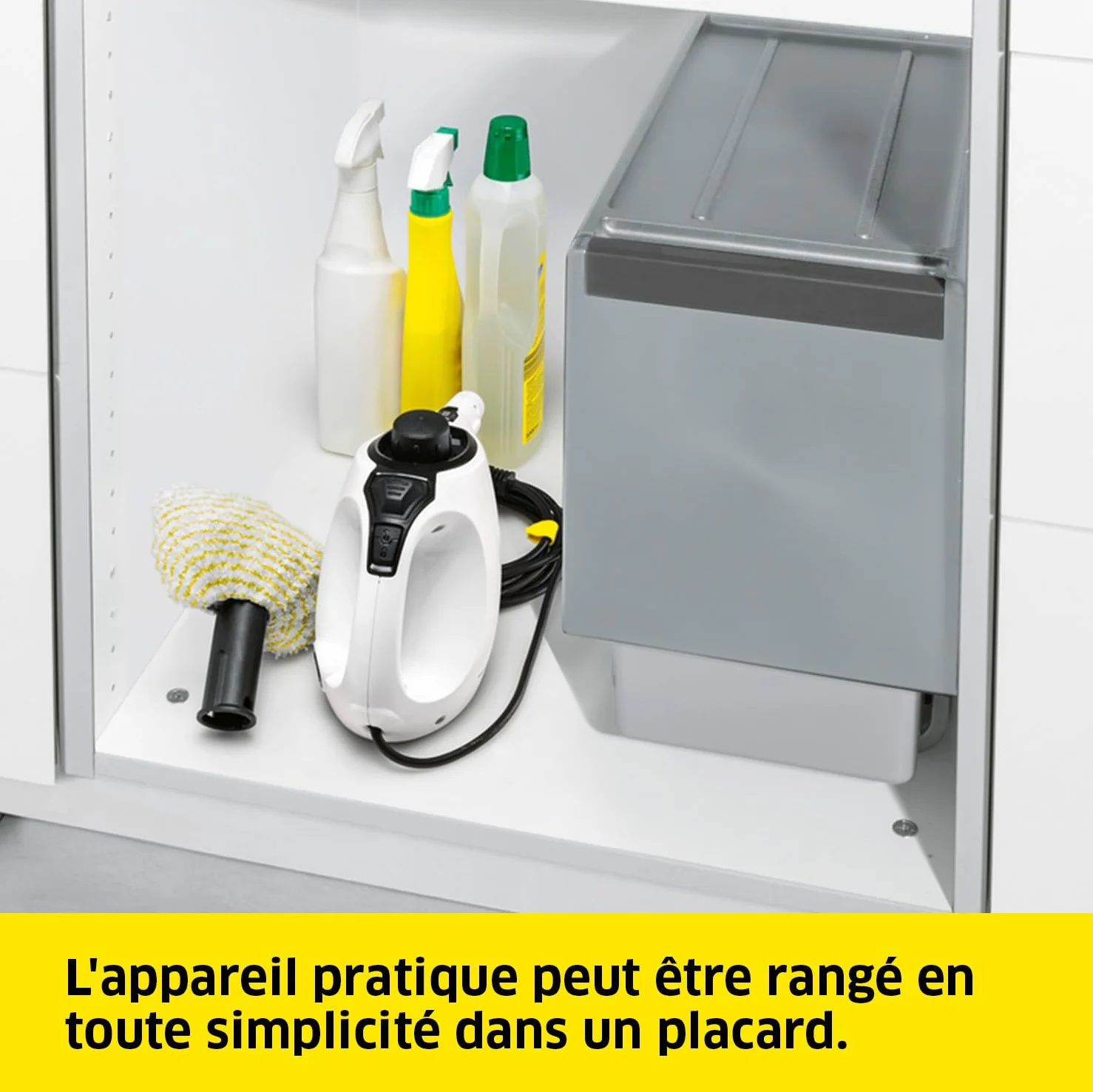 Kärcher Nettoyeur Vapeur SC 1, 3 Bar, 1200 W, 20 m², 200 ML