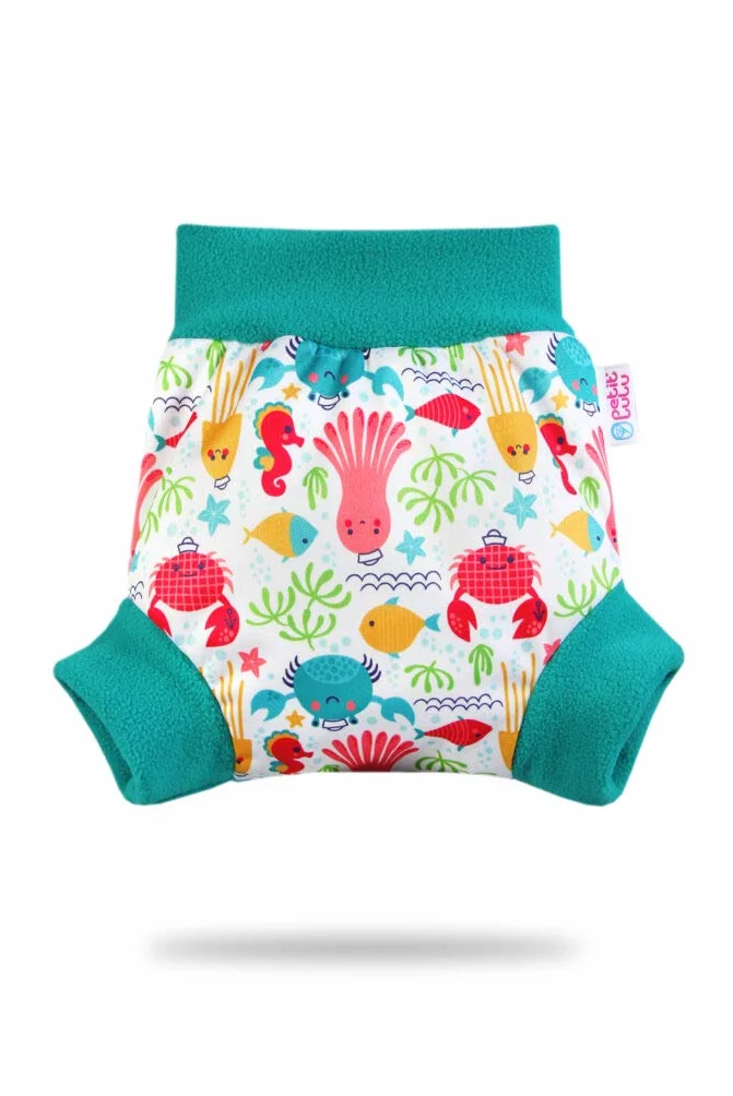 Culotte de Protection Réutilisable Taille XL Shorty en PUL Petit Lulu Étanche Couches Lavables Fabriqué en Europe