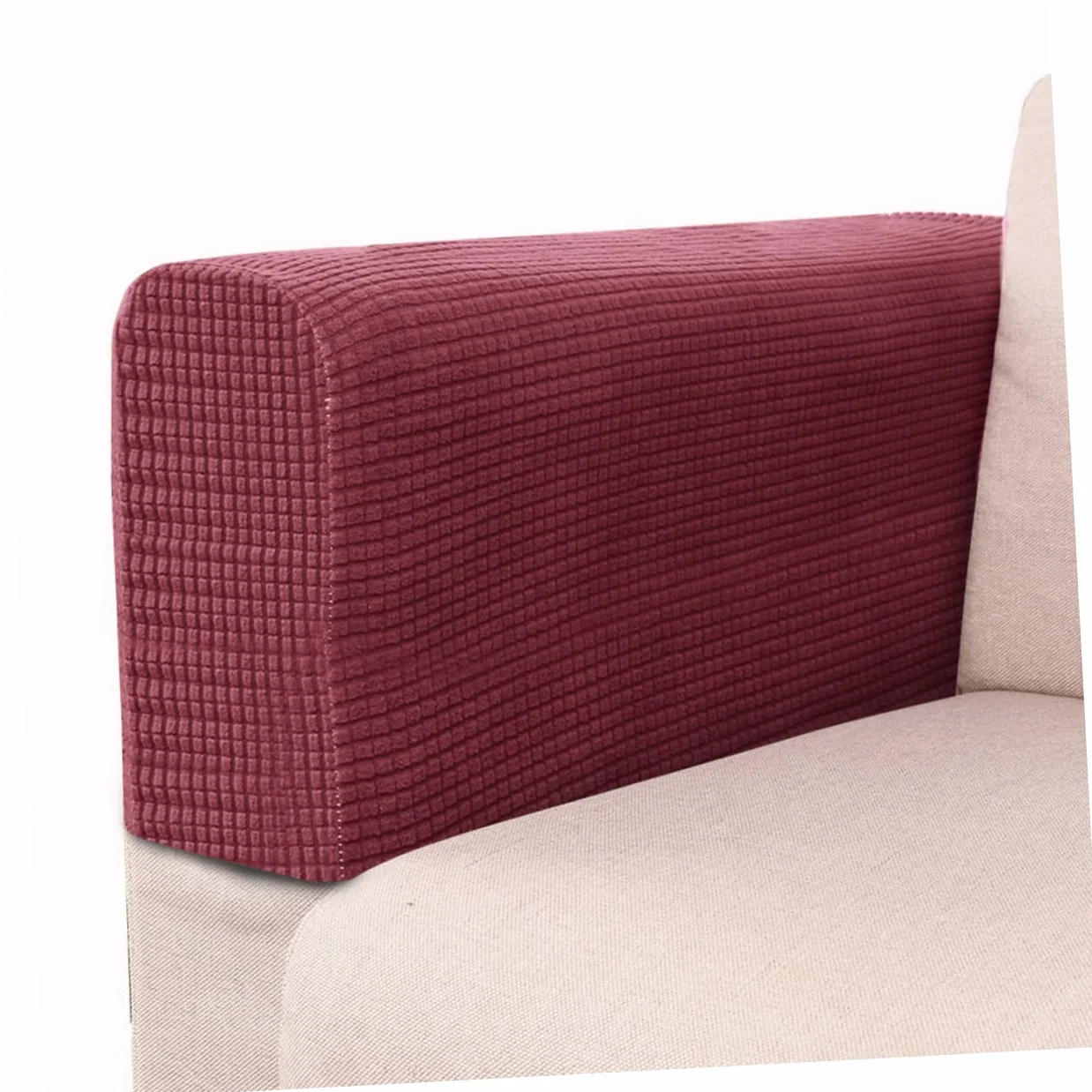 Cabilock Housses d'accoudoir de canapé Lot de 2 Matériau Robuste Confortable