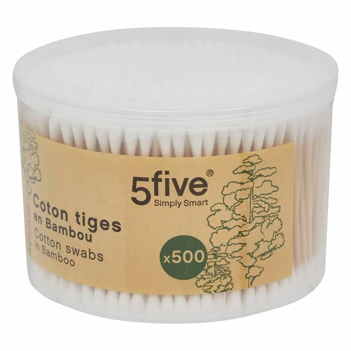 Boîte 500 cotons-tiges bambou
