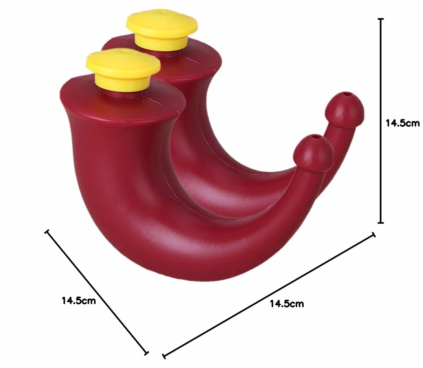 Healvian Neti Pot Rinçage Sinus Nettoyant Lavage Nez Irrigation Nasale Corne Yoga Soulagement Congestion