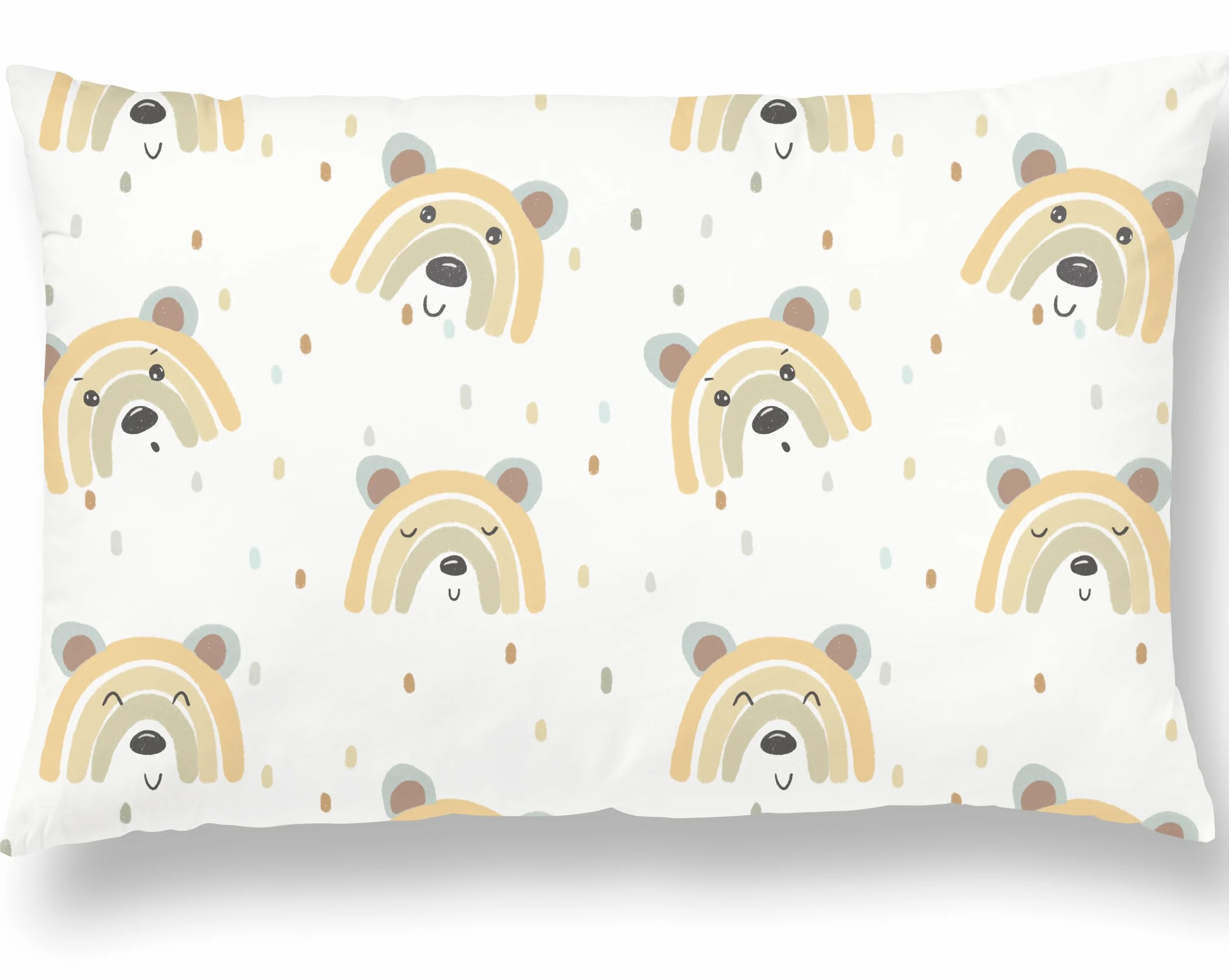Oreiller Enfant 33x45 cm Coton Oeko-Tex Lavable Machine Coussin Bebe Siestes 1-3 Ans