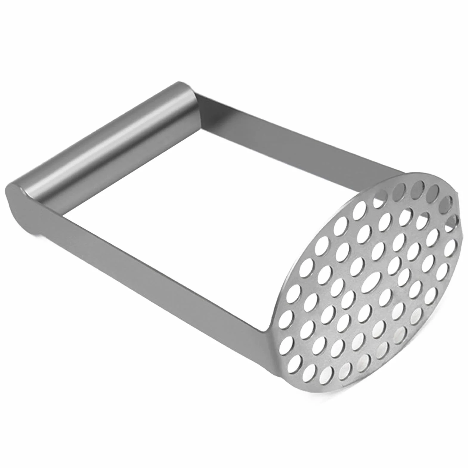 Générique Stainless Steel Potato Masher 4.33x3.39x7.09 Inches Multi-Purpose Kitchen Utensil for Mashing Potatoes