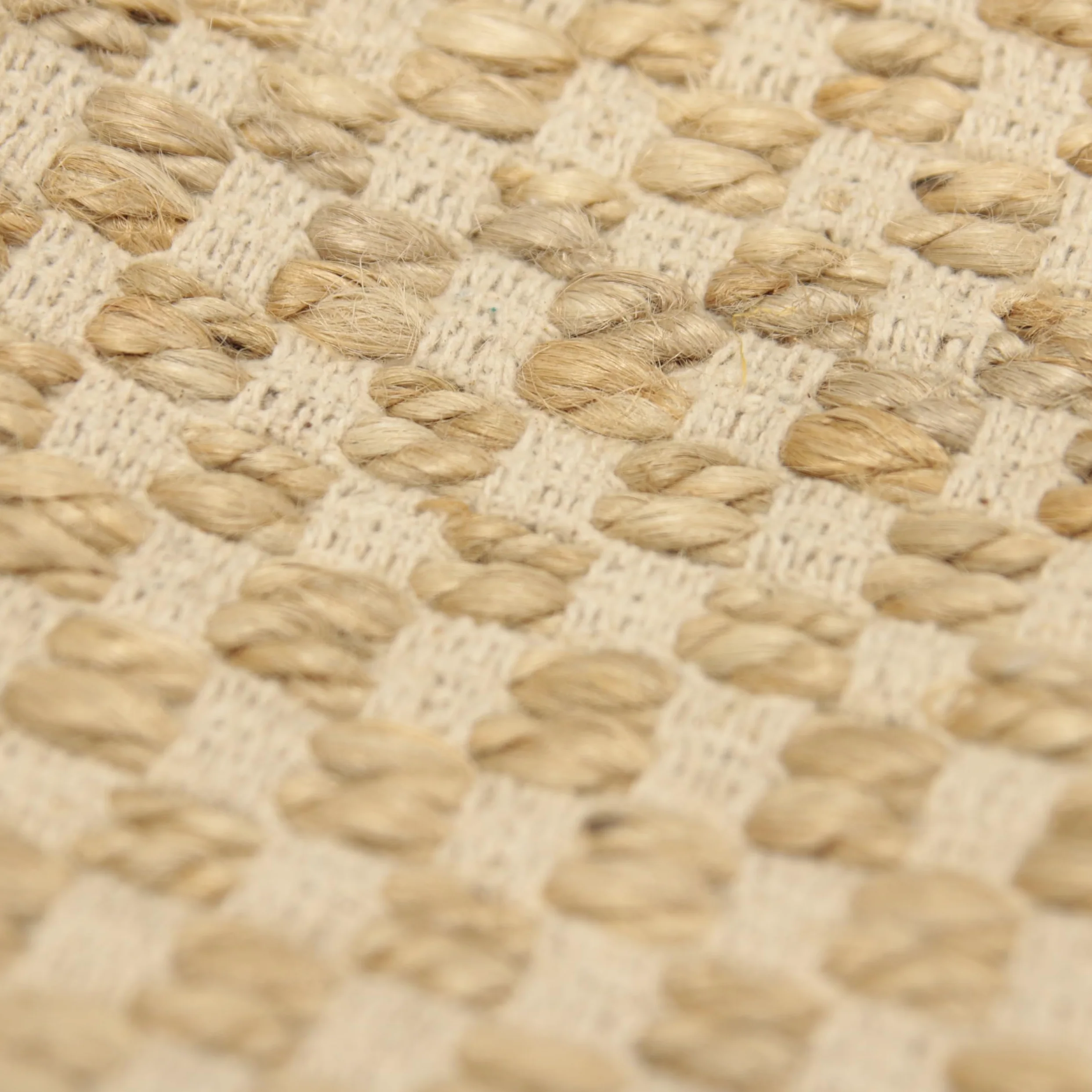 HOME DECO FACTORY - Tx9026 - Tapis en Toile de Jute avec Franges 120X170 cm Deco Textile D'Interieur Tapis Decoration