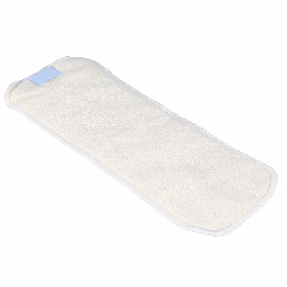 Inserts de couches 4Layers Fibre de Bambou Adulte Incontinence Adhésif Doublure Couche Pad