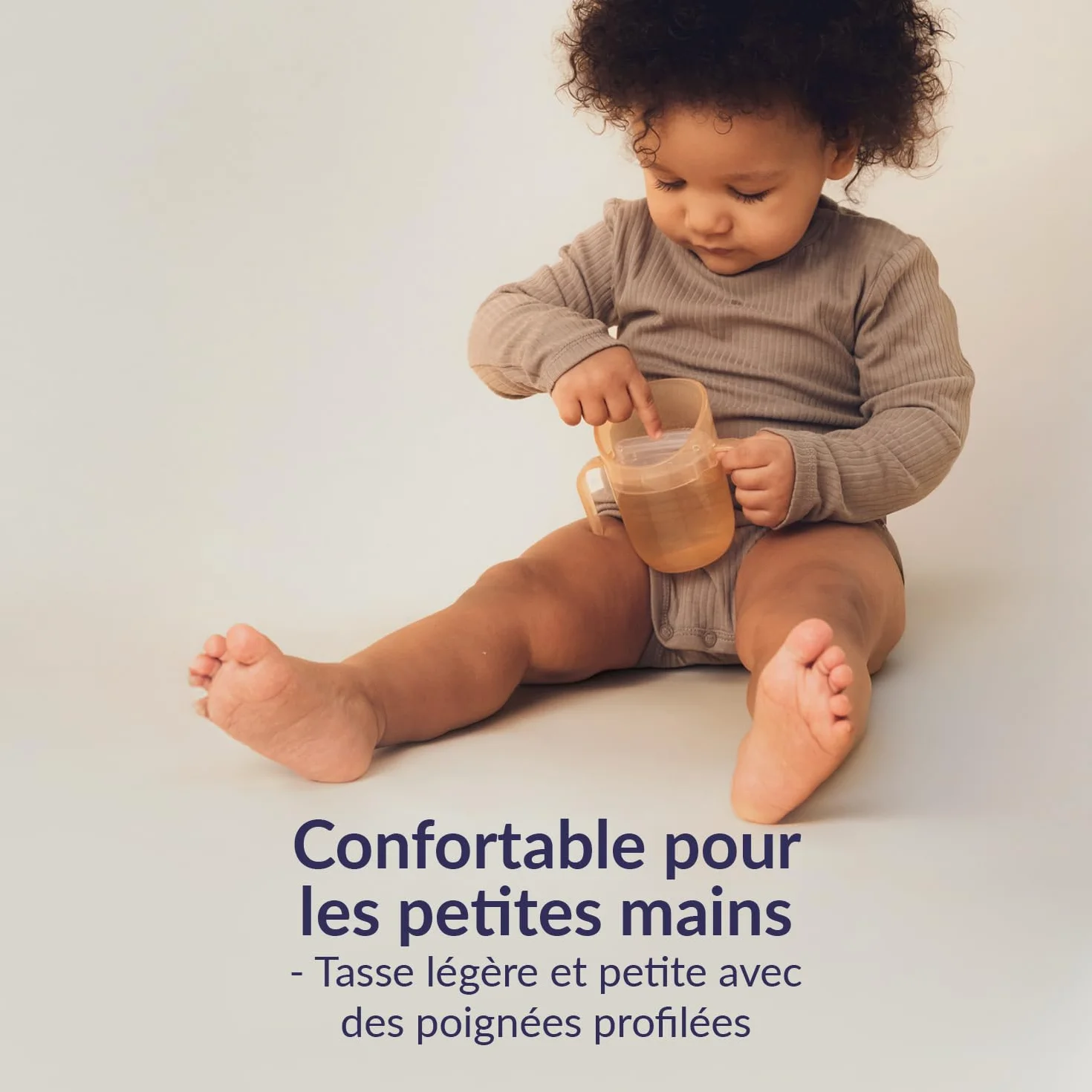 Difrax LOVI Genius Tasse d’Apprentissage Bébé 150 ml Débit Lent Vert