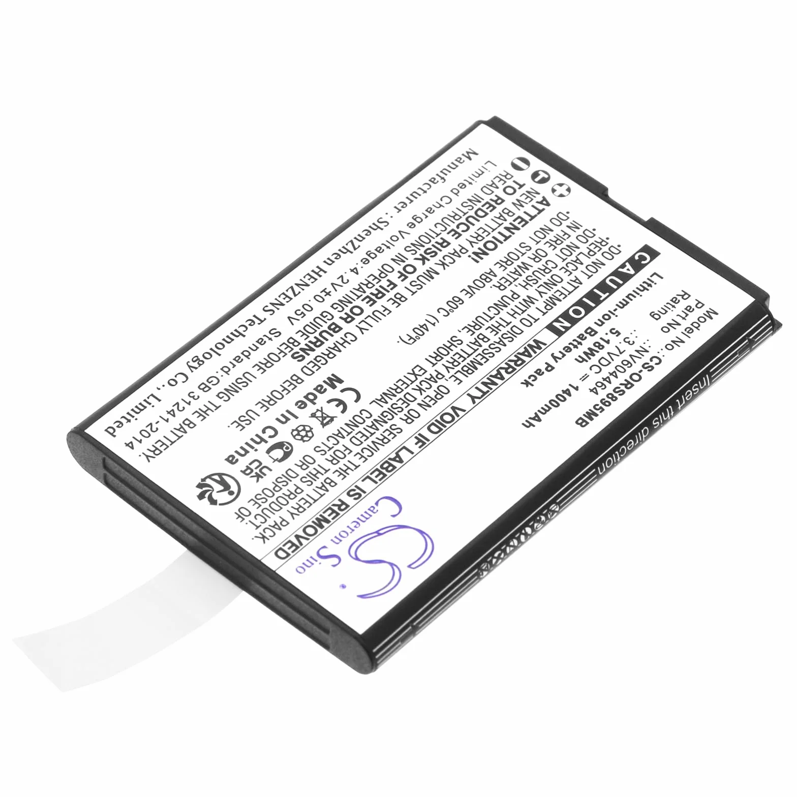 TECHTEK Batterie 1400mAh Compatible Beurer 952.10 Lionelo Babyline 8.1 Beaba Babyphone Audio Simply Zen+ Oricom Secure SC740 SC895 remplace NV6