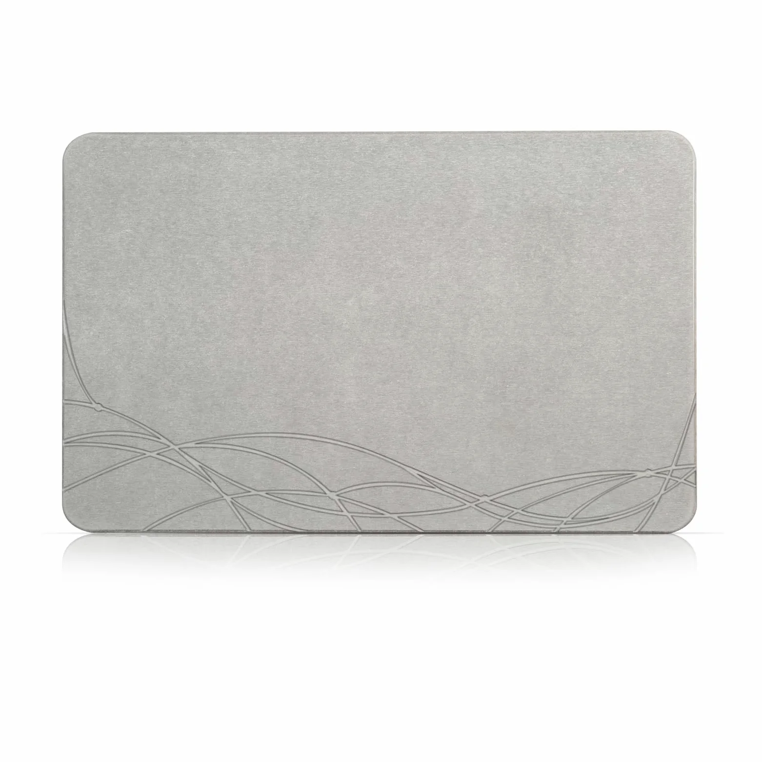 Tapis de bain en pierre super absorbant, terre de diatomée naturelle, 60 x 39 cm, antidérapant, séchage rapide