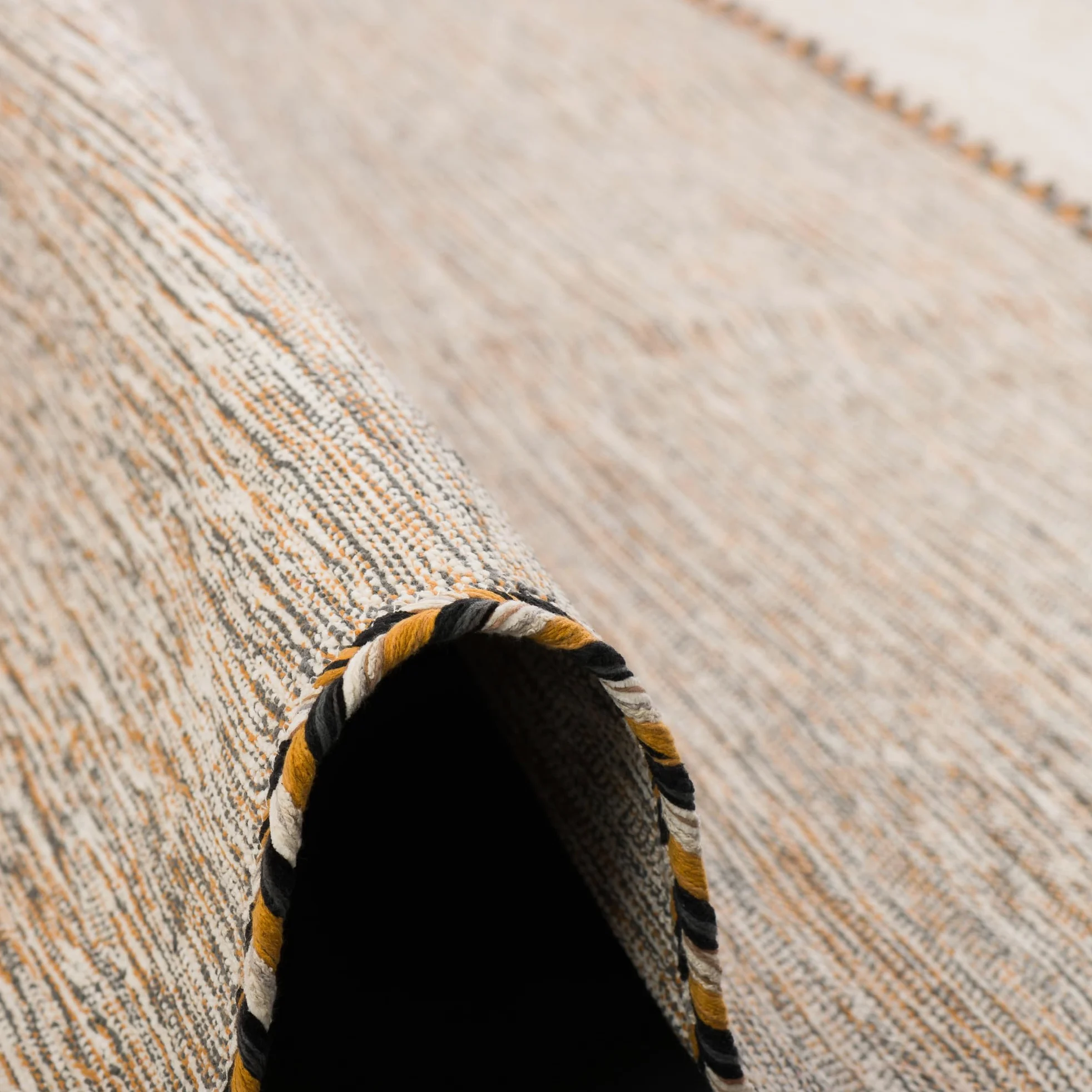 Pergamon Navarro - Tapis Kilim Naturel - Curry Beige - 6 Tailles Disponibles