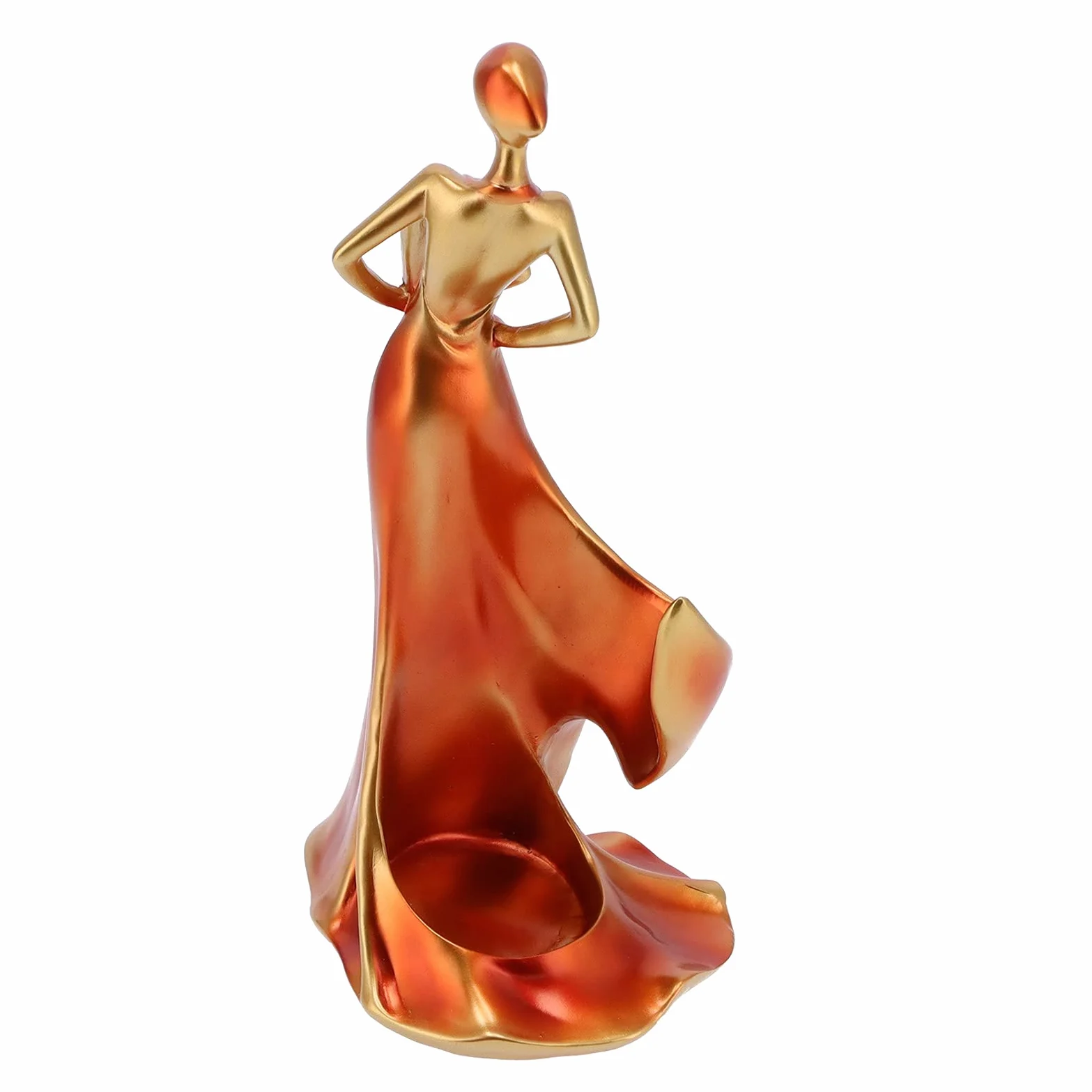 Porte-bouteille de vin de table élégant en forme de femme - Porte-bouteille décoratif pour cuisine, salon, salle à manger et bar - En résine
