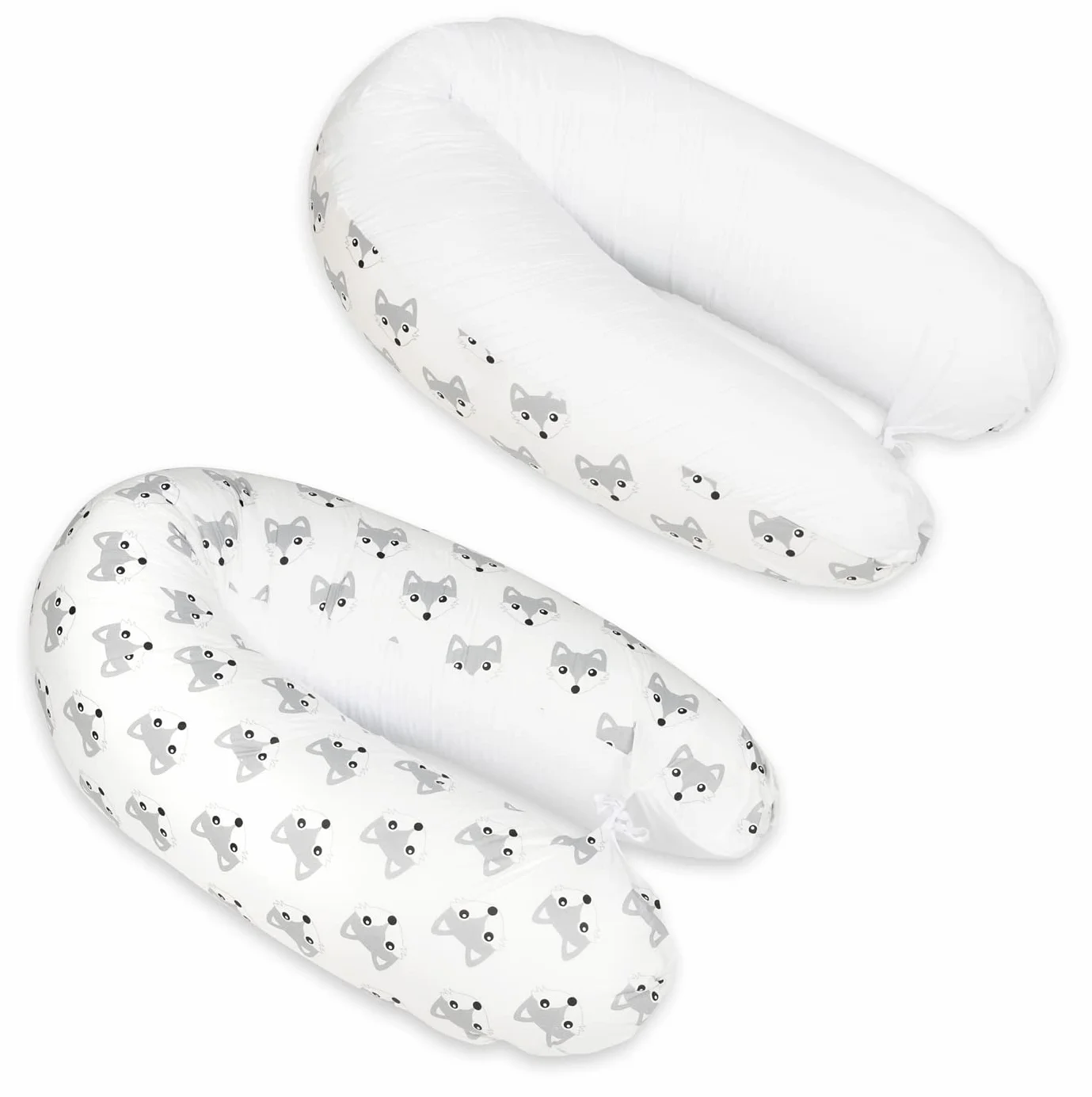 Velinda Coussin d'accouchement d'allaitement pre/Post Natal usages Multiples Renards Blanc