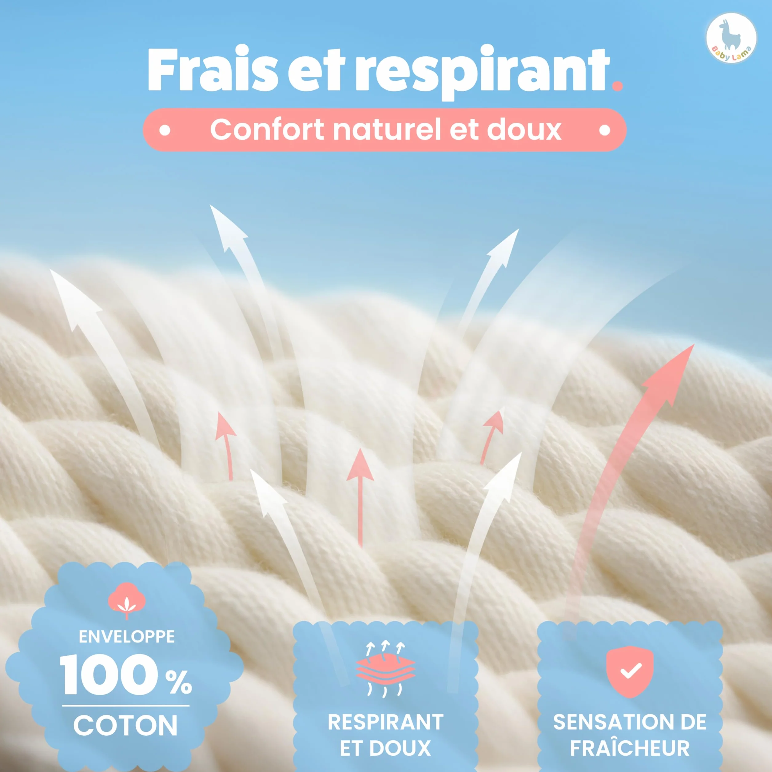 Oreiller Enfant 40x60 cm 100% Coton Oeko-Tex Hypoallergénique Anti-Étouffement Lavable Fabriqué en Italie