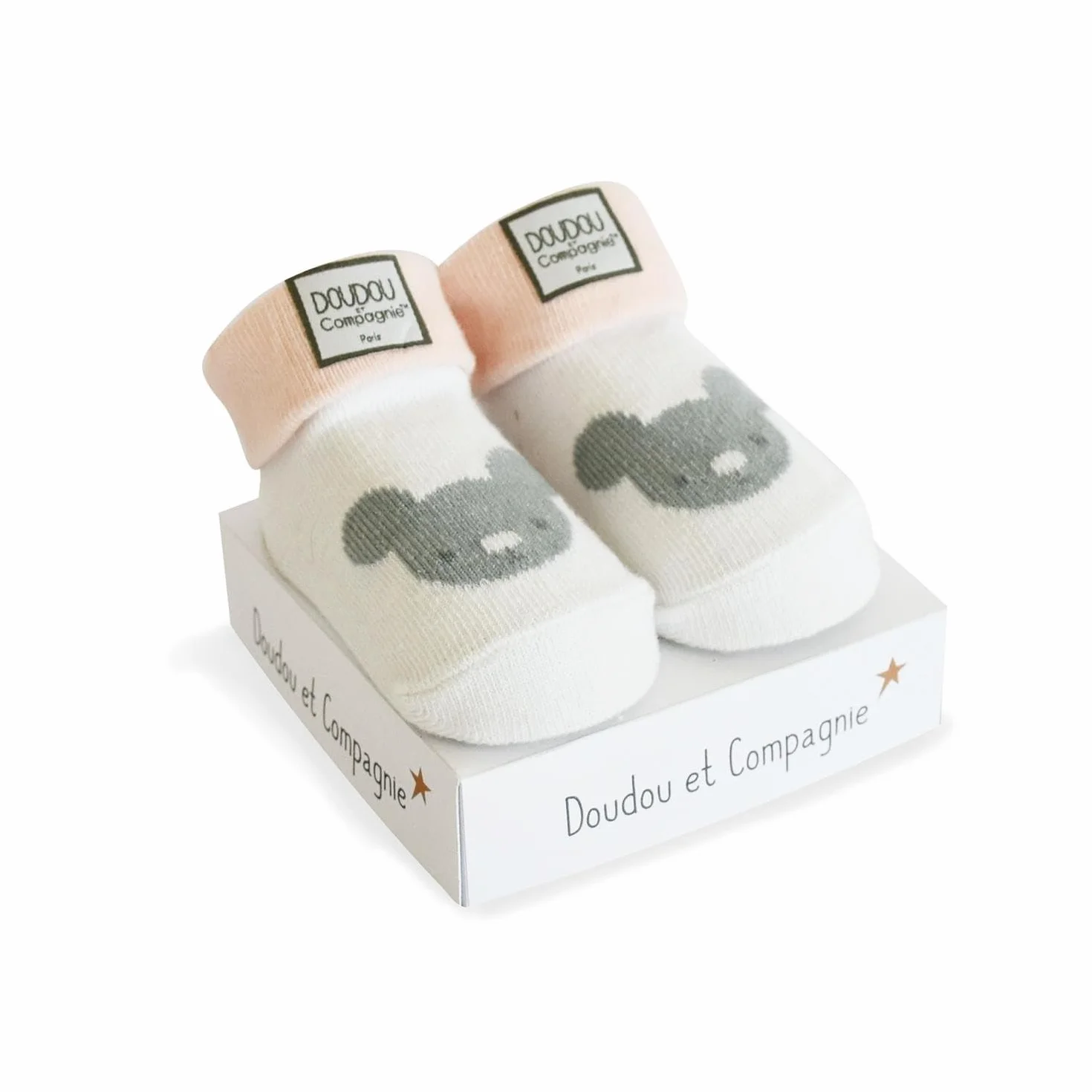 Gâteau De Couches Chaussettes Roses C comme cadeau
