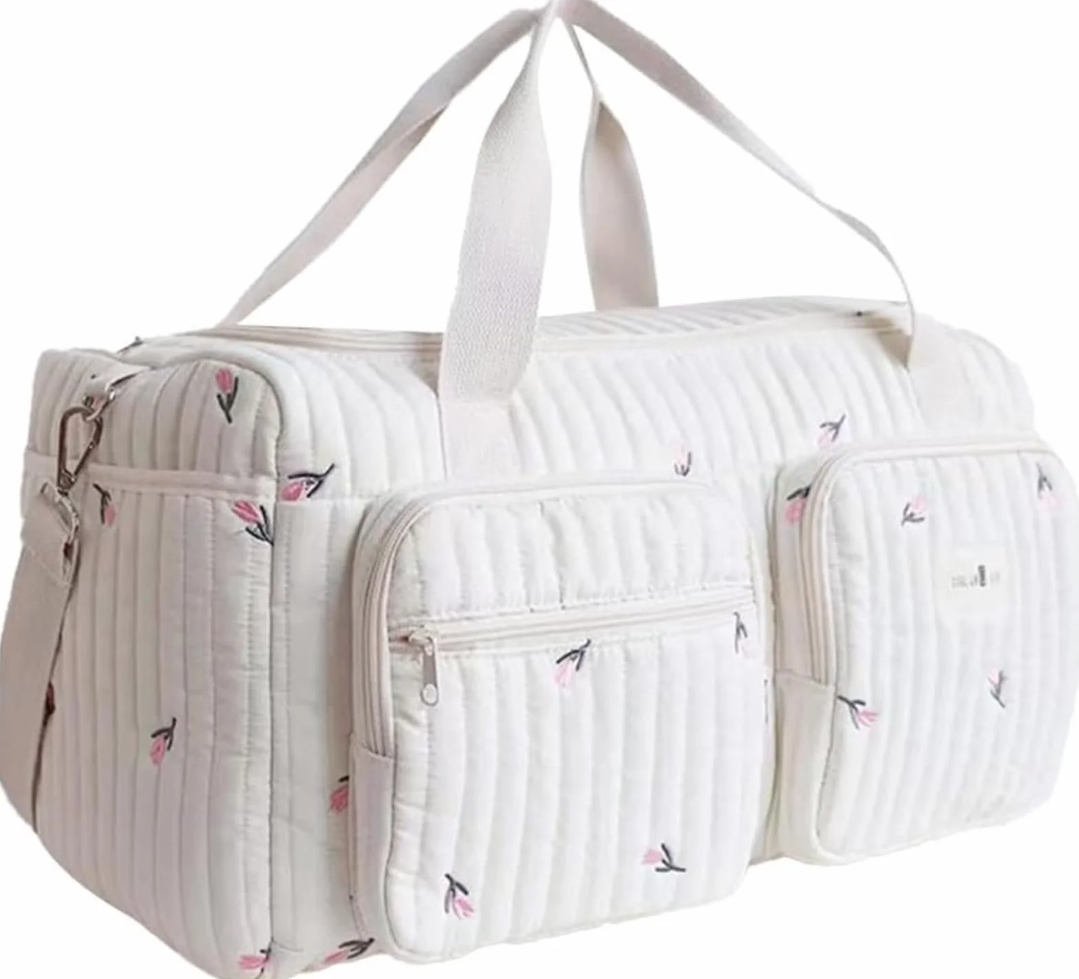 Sac à langer matelassé multifonction pour maman, grand et léger