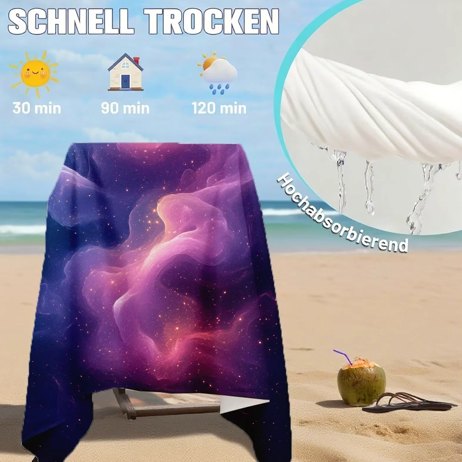 Serviette de Plage XXL 100x200 cm,Abstrait Serviette Plage Microfibre avec Séchage Rapide, Anti-Sable, Absorbante Fonction Design pour Vacances Piscine Pique-Nique Voyages Yoga, Cadeau Femme Q-900