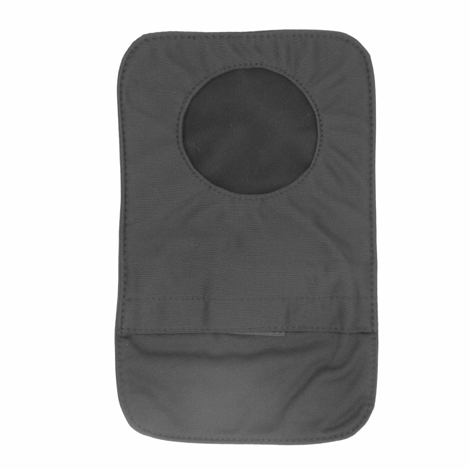 Housse de sac de colostomie noire en coton respirante lavable ajustement universel