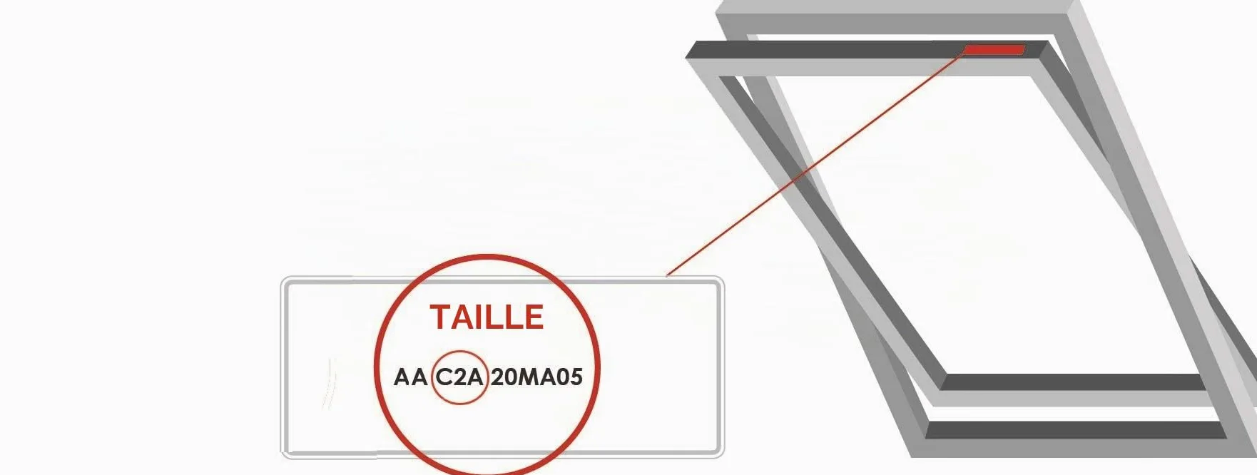 Bloc Skylight Blind C2A pour fenêtres de Toit Dakstra, Noir