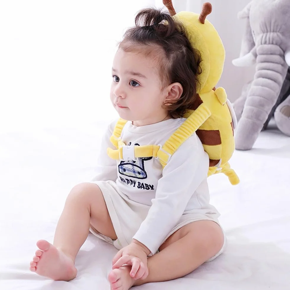 Protection de Tête pour Bébé, Coussin Réglable et Respirant pour Tout-petits, Protège-dos 4-24 Mois