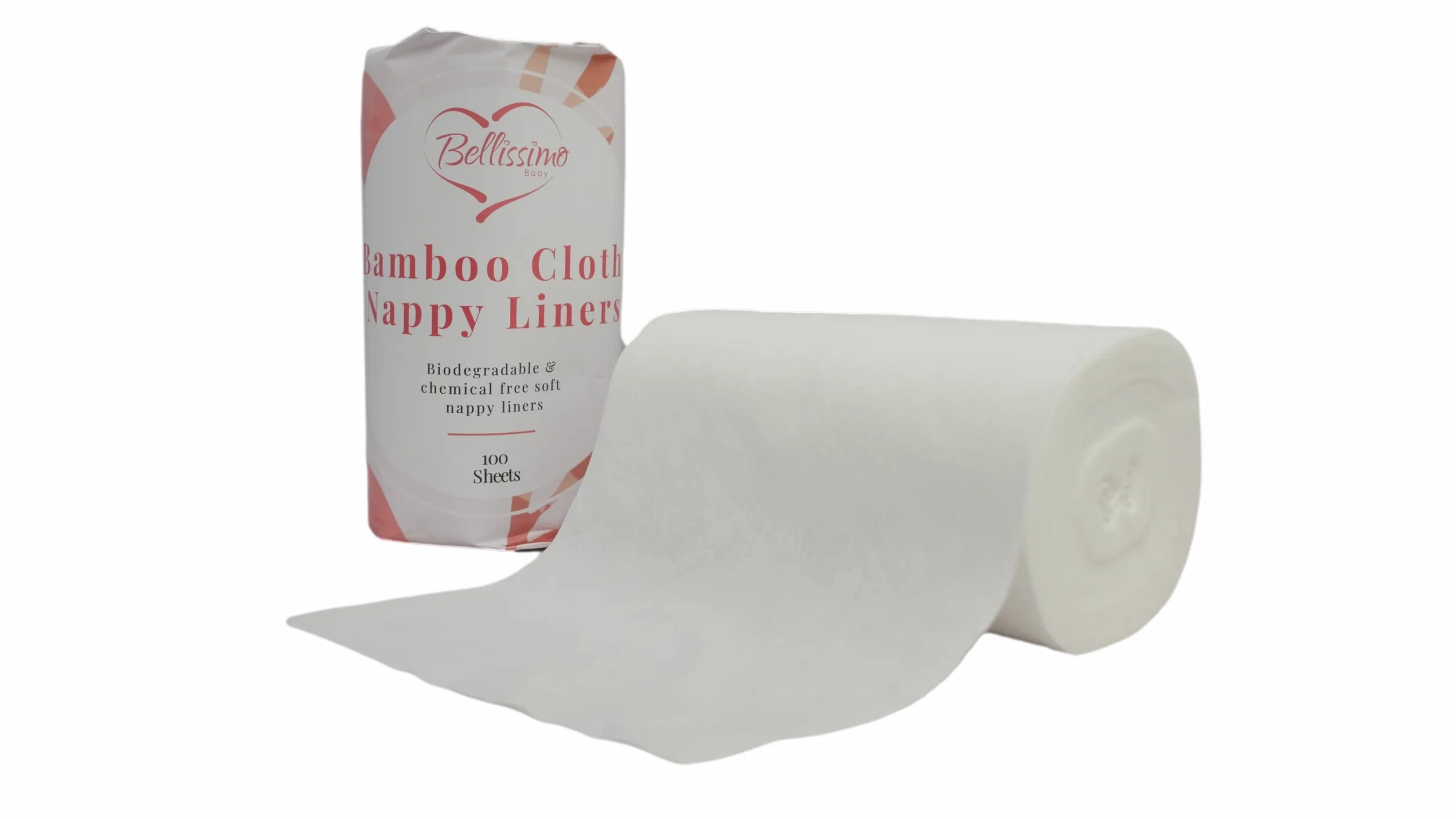 Lot de 300 couches biodégradables en bambou doublure douce réutilisable compostable