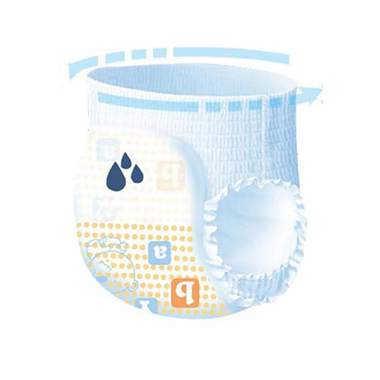 Culotte de bain jetable bébé XXL 12 kg couches hygiéniques imperméables absorbantes