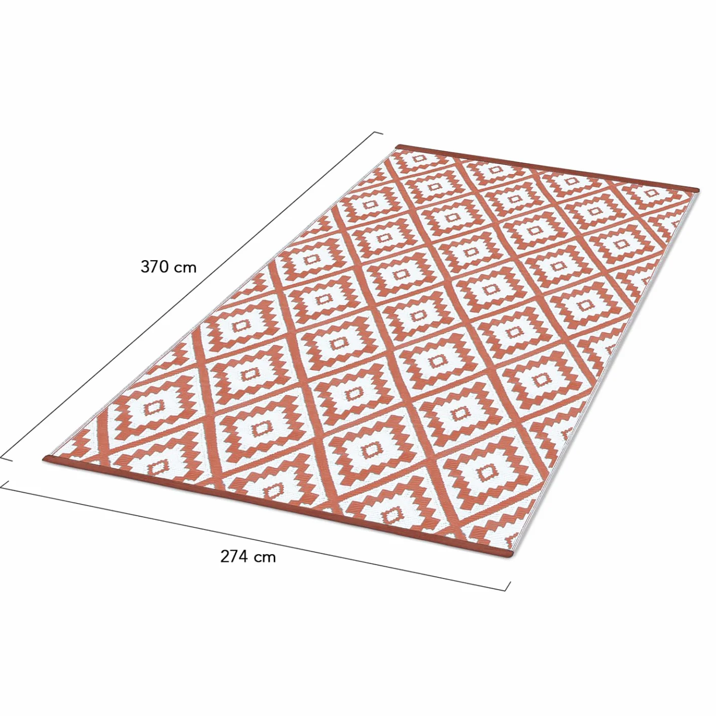 Tapis extérieur Bahamas Terracotta 270 x 370 CM