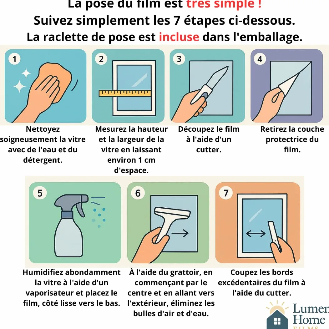 Film miroir pour vitres de confidentialité jour – (120 x 400 cm), anti-UV et contrôle de la chaleur, film occultant réfléchissant auto-adhésif professionnel fenêtres maison bureau, tenue forte sans