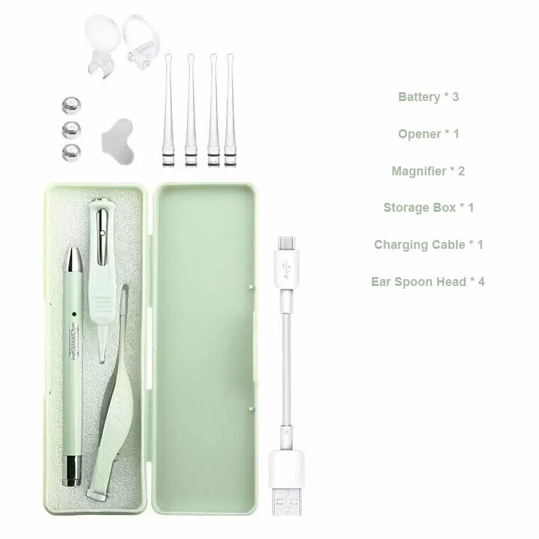zalati Outil de suppression de cérumen électrique rechargeable 3 pièces