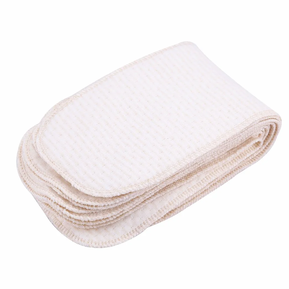 Insert de couche en tissu 10 pièces doublures en coton respirant couches réutilisables pour bébés