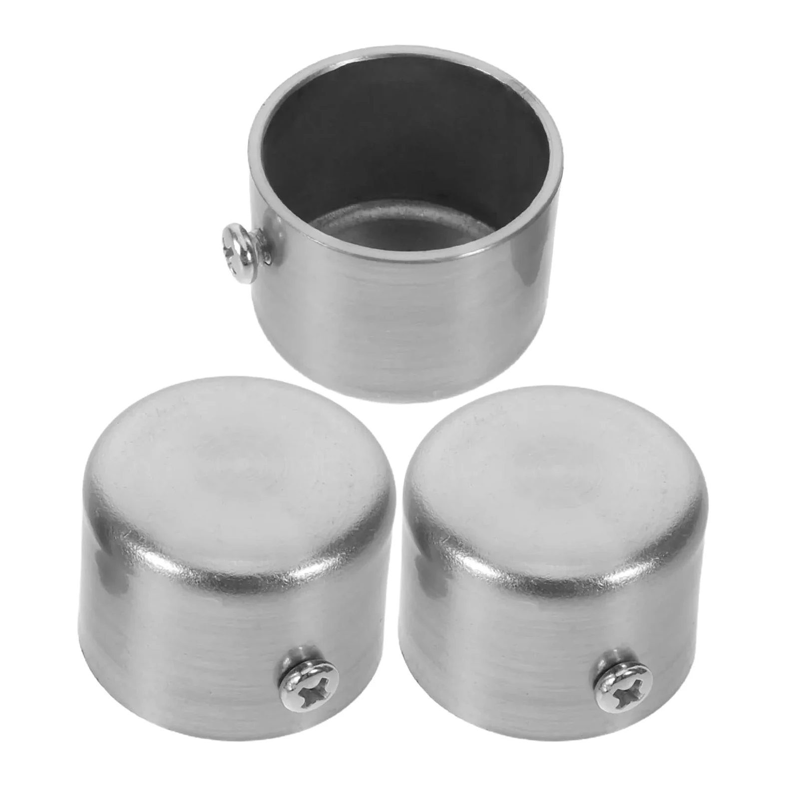 Lot de 6 embouts de tringle à rideaux en alliage - Décoration en métal pour tringles à rideaux