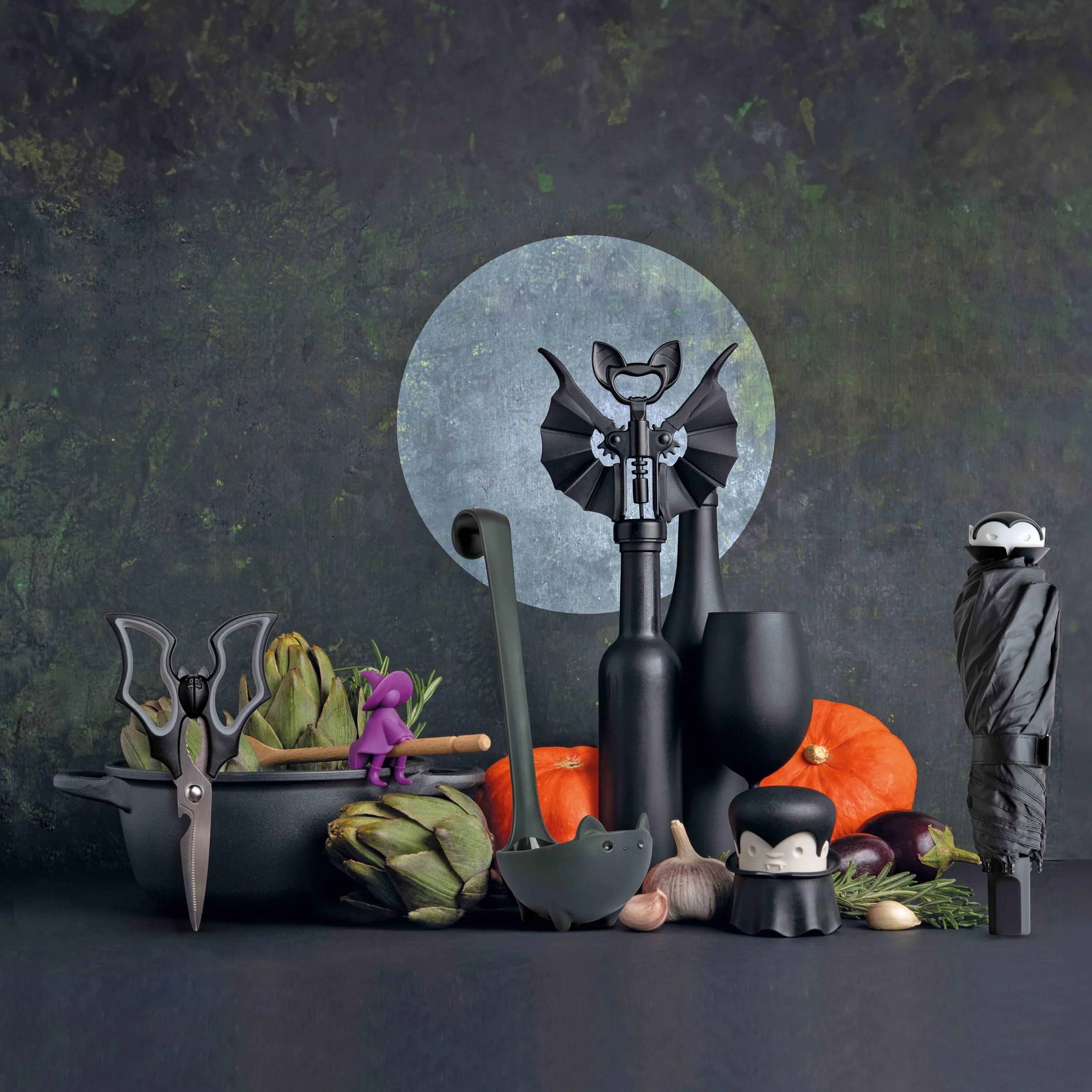 OTOTO Gracula presse ail éplucheur ail halloween gingembre noix piments herbes